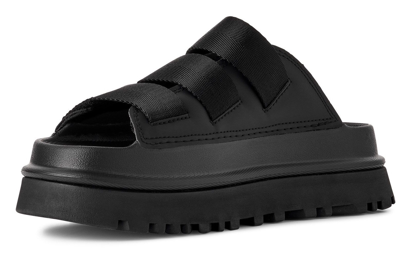 UGG Slippers GOLDENGLOW SLIDE , plateauschoen, sandaal, flats met voetbed