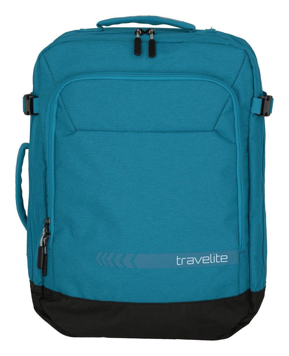 Travelite Kick Off Cabin Size Duffle-Backpack petrol Weekendtas