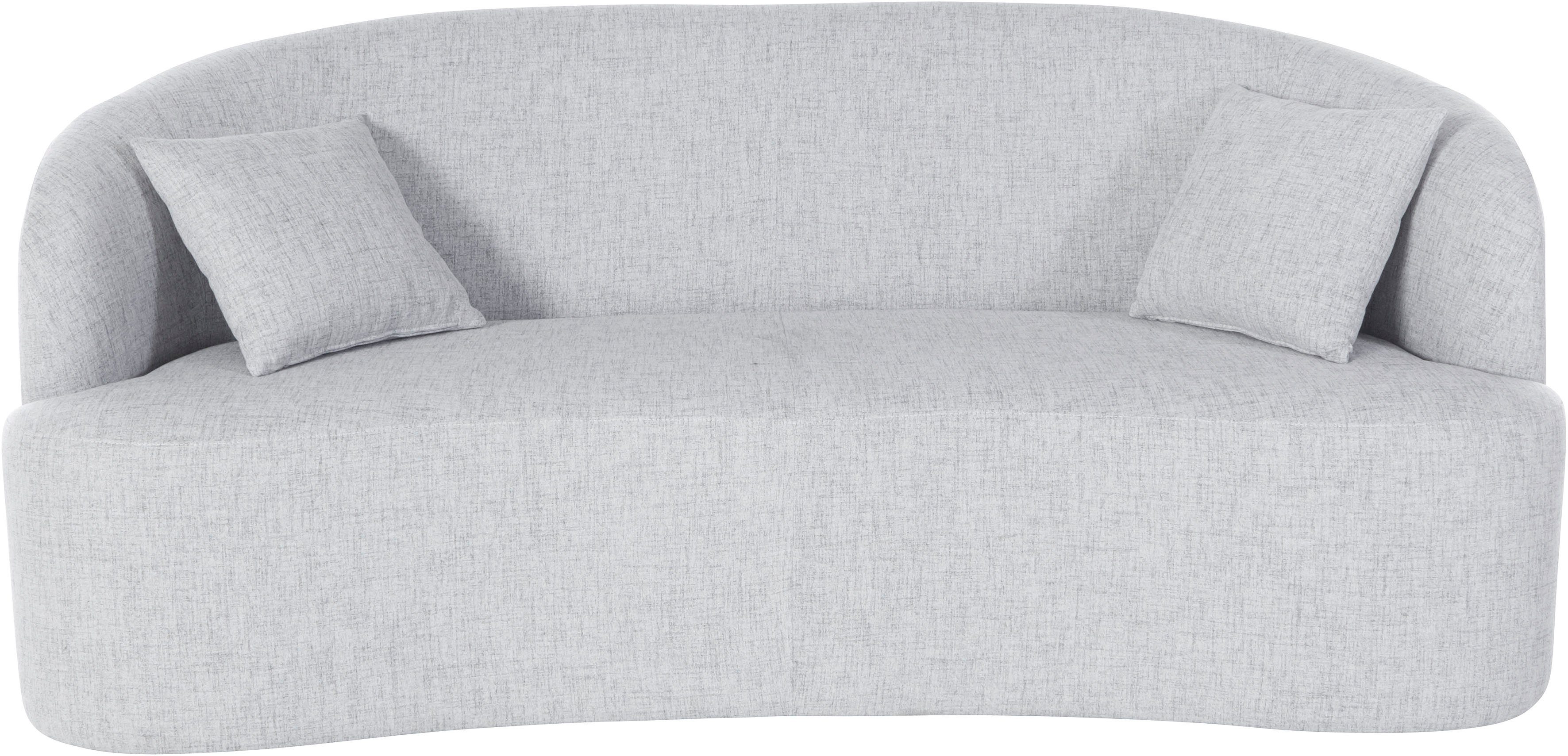 LeGer Home by Lena Gercke 3-zitsbank Dilara afgeronde rugleuning en front, in 3 stofkwaliteiten
