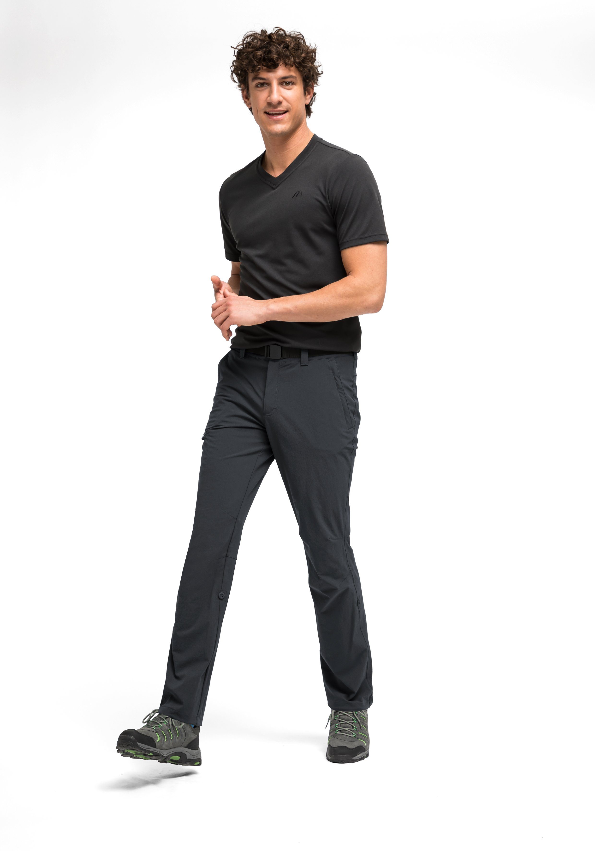 Maier Sports Functionele broek Nil Herenwandelbroek, ventilerende outdoorbroek met oprolfunctie