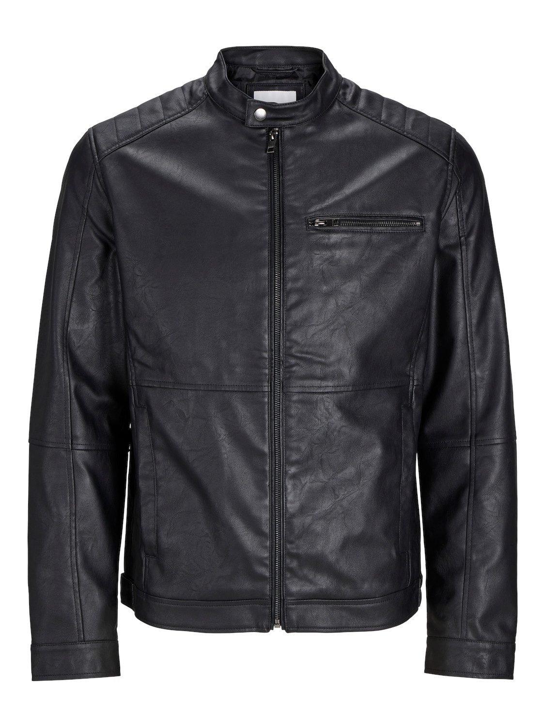 Jack & Jones Imitatieleren jack JJEDYLAN PU BIKER JACKET NOOS