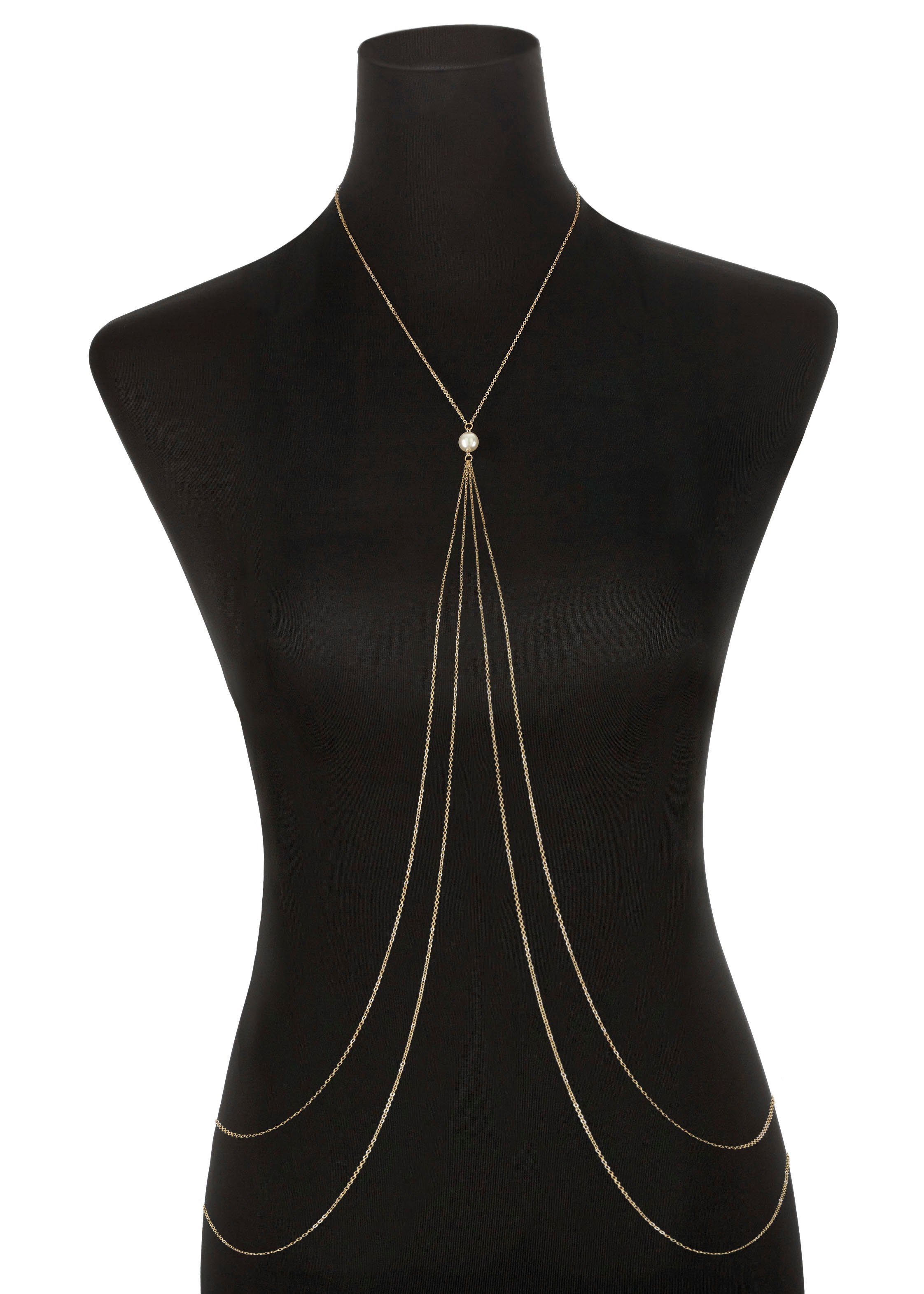 Lascana Buikketting Bodychain in kettinglook, lichaam ketting, taille ketting