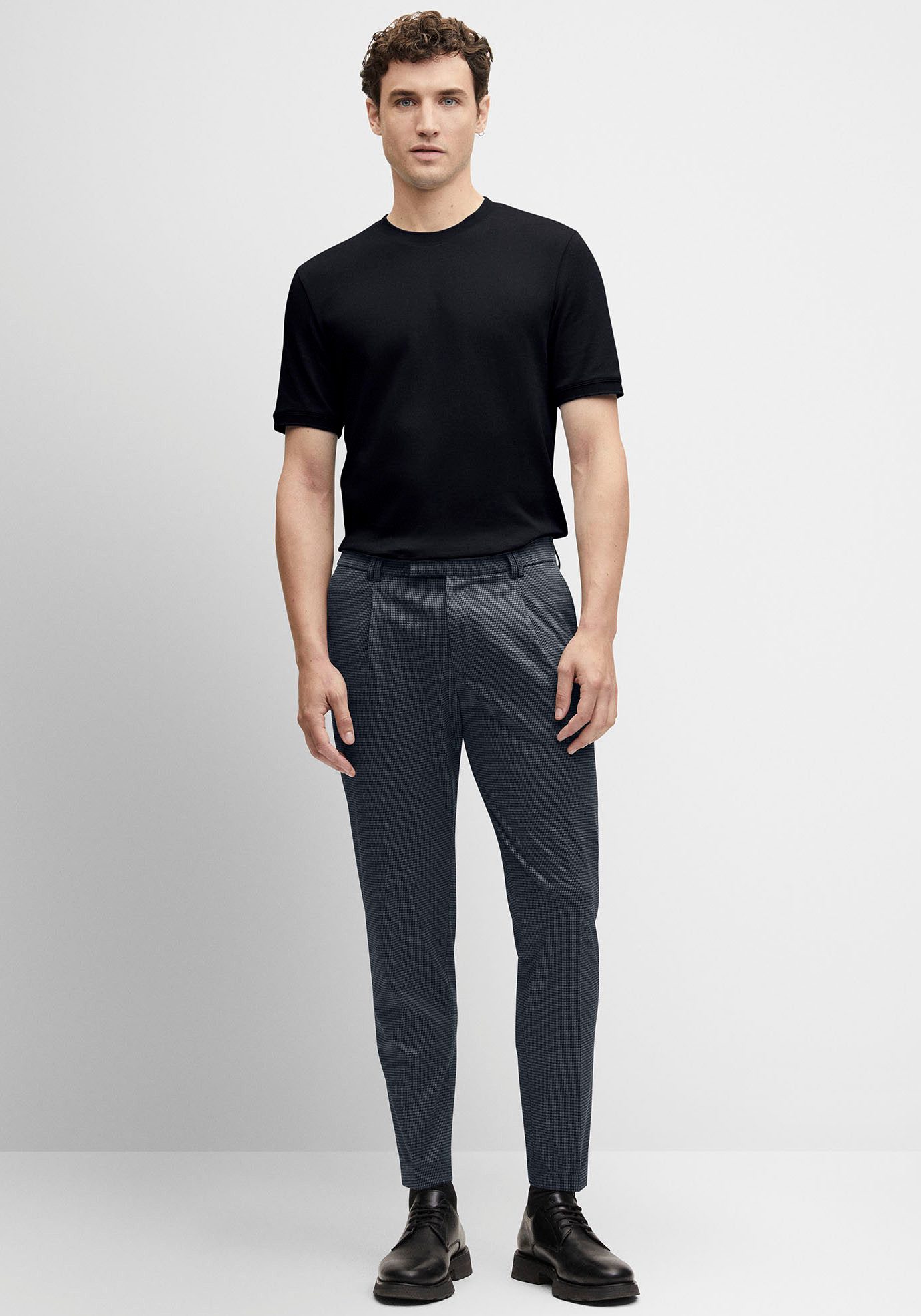 Cinque Pantalon CISANDO in discreet patroon
