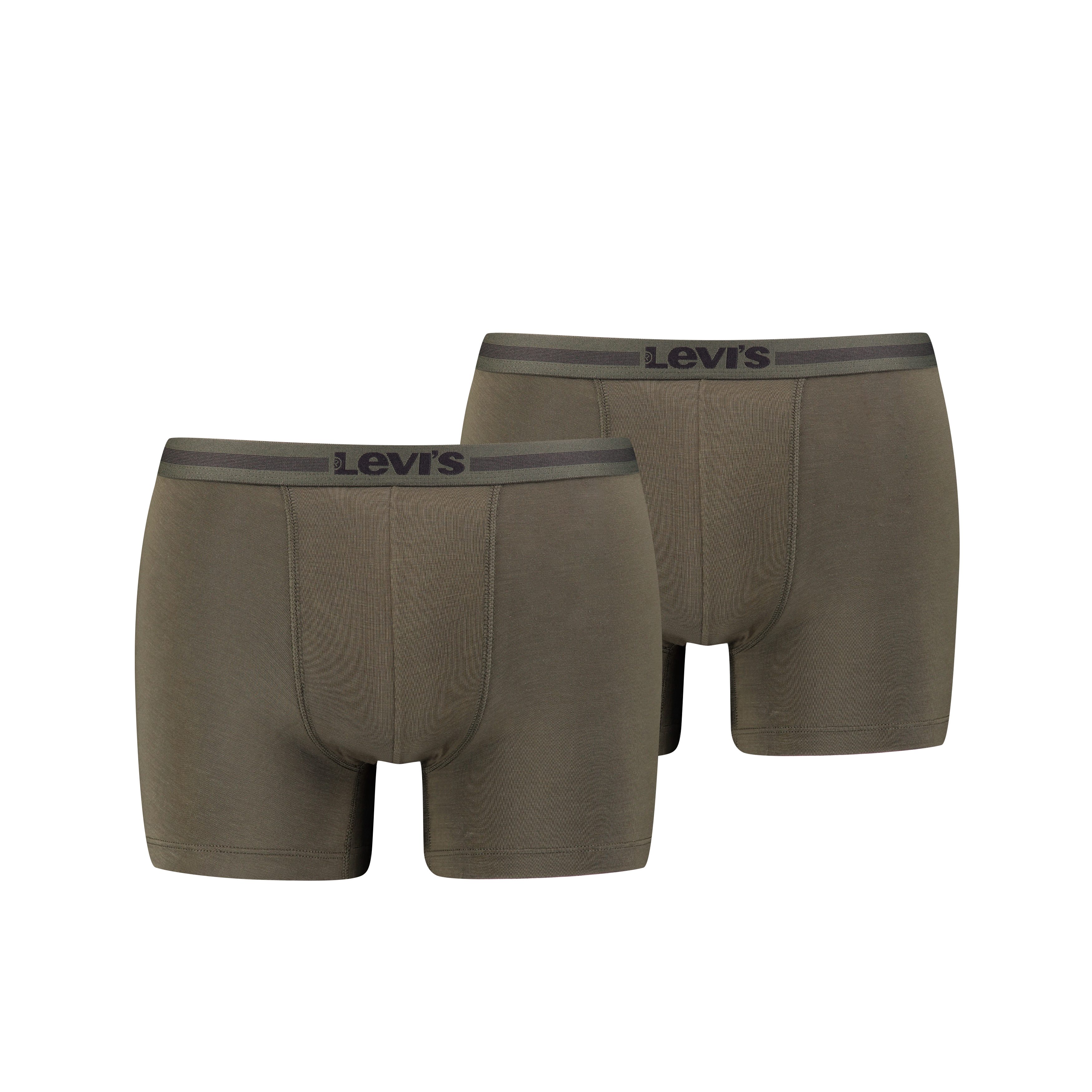Levi's Boxershort LEVIS MEN TENCEL BOXER BRIEF 2P (2 stuks, Set van 2) heren boxershorts maat XXL groen