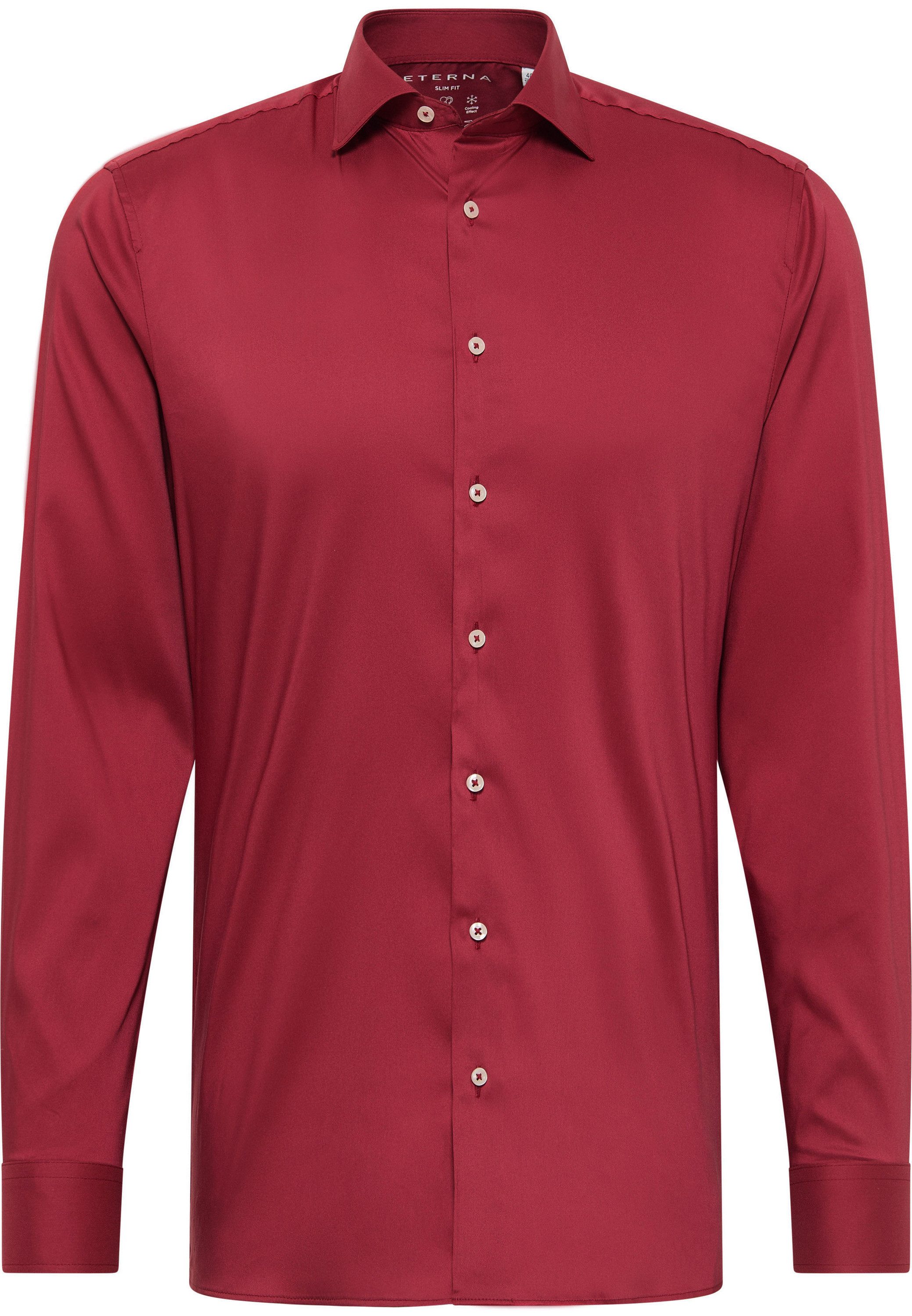 Eterna Overhemd met lange mouwen Slim fit EASY IRON (gemakkelijk te strijken)