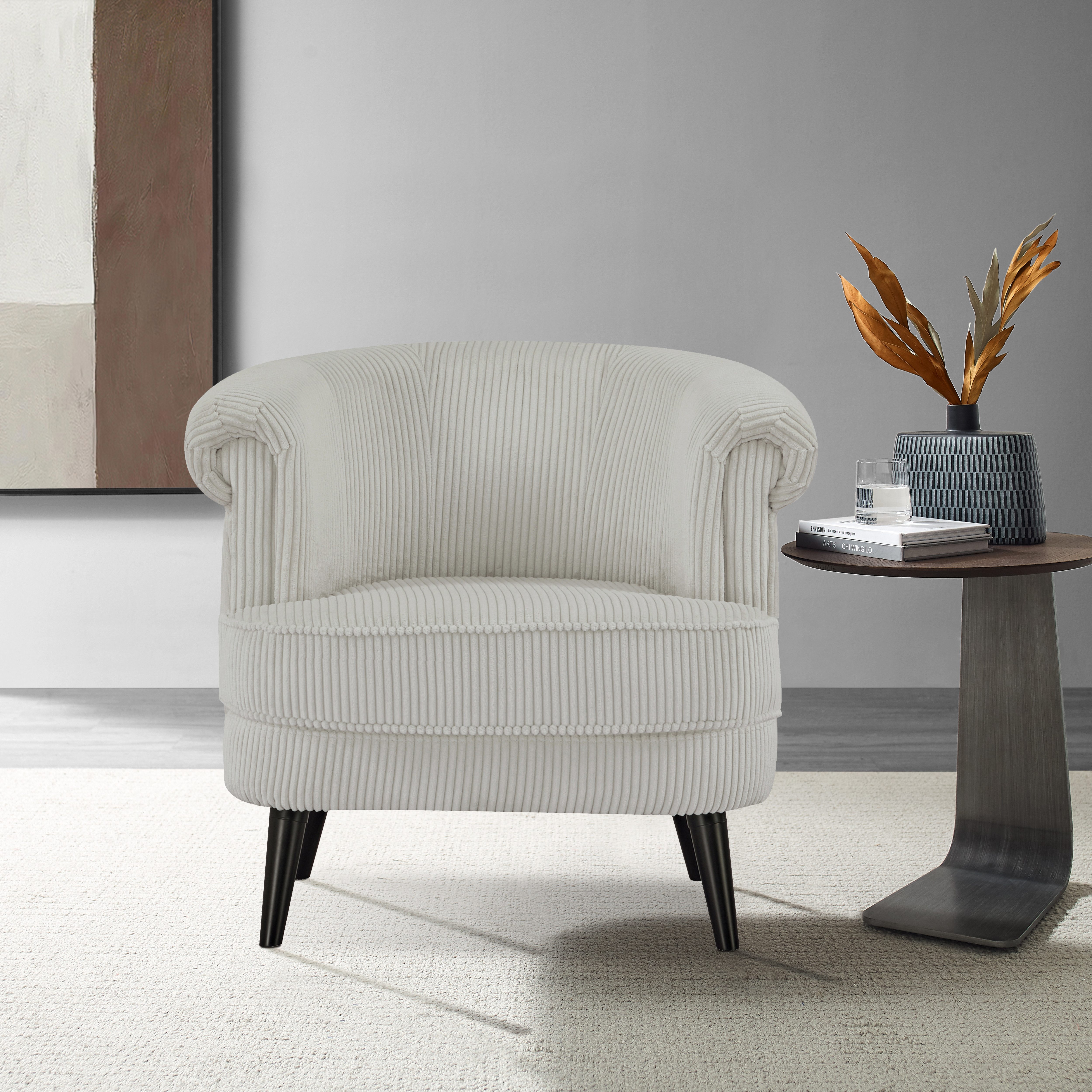 INOSIGN Fauteuil HUTSELL in Cord en Weefstof, TV-stoel of Relax-stoel