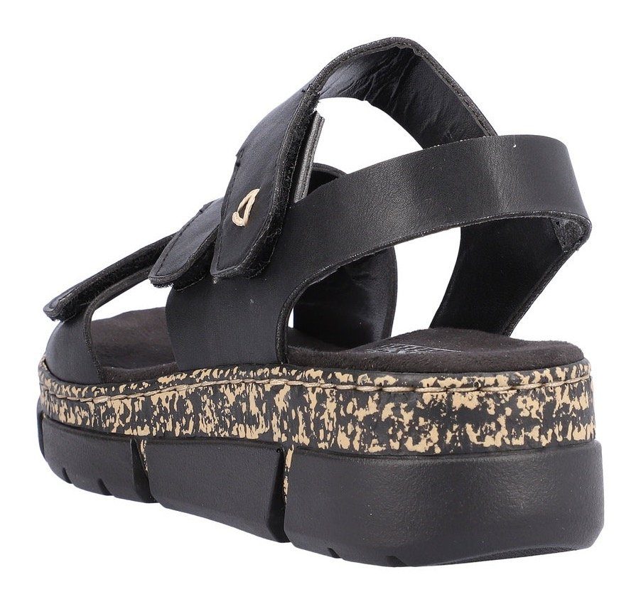 Rieker Sandalen zomerschoen, sandaal, sleehak, met klittenbandsluitingen