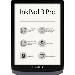 pocketbook e-book inkpad 3 pro, 7,8 ", linux grijs