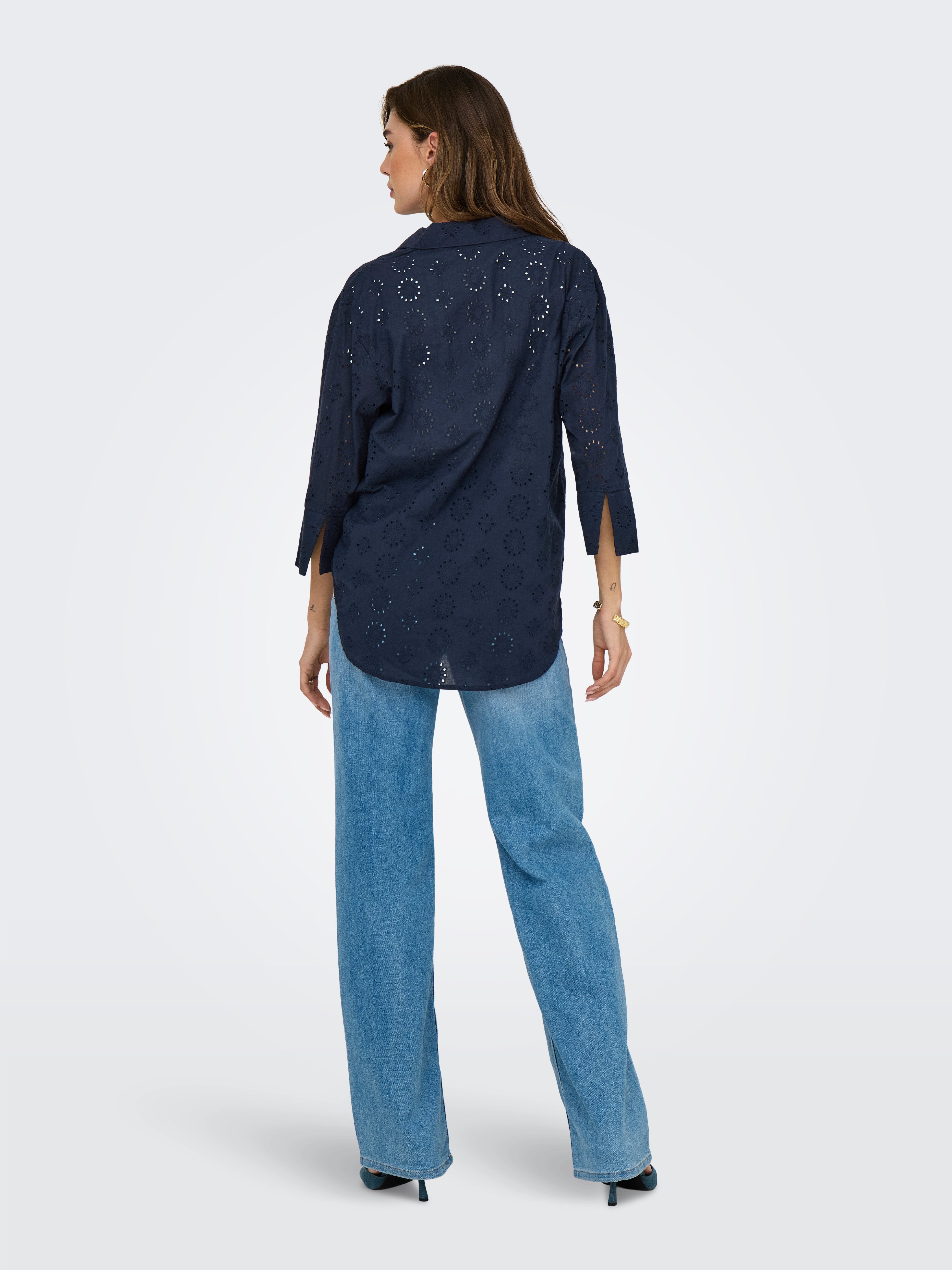 JDY Overhemdblouse JDYTALLIE 3/4 LONG SHIRT WVN NOOS