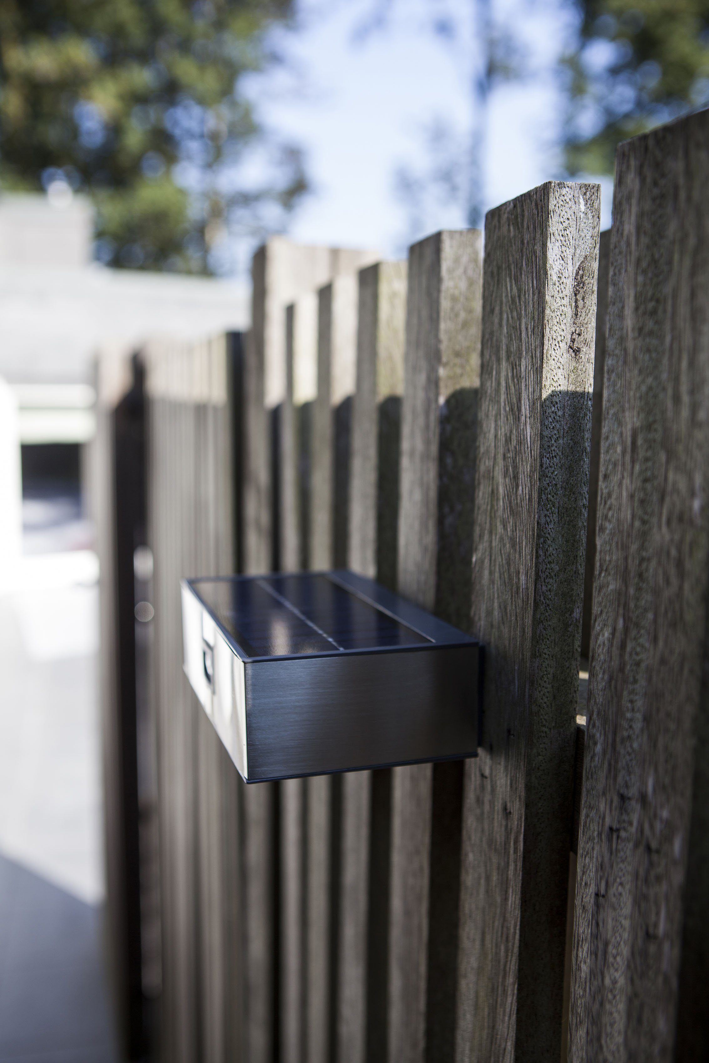 LUTEC Ledwandlamp voor buiten Brick Solarlamp, bewegingsmelder (1 stuk)