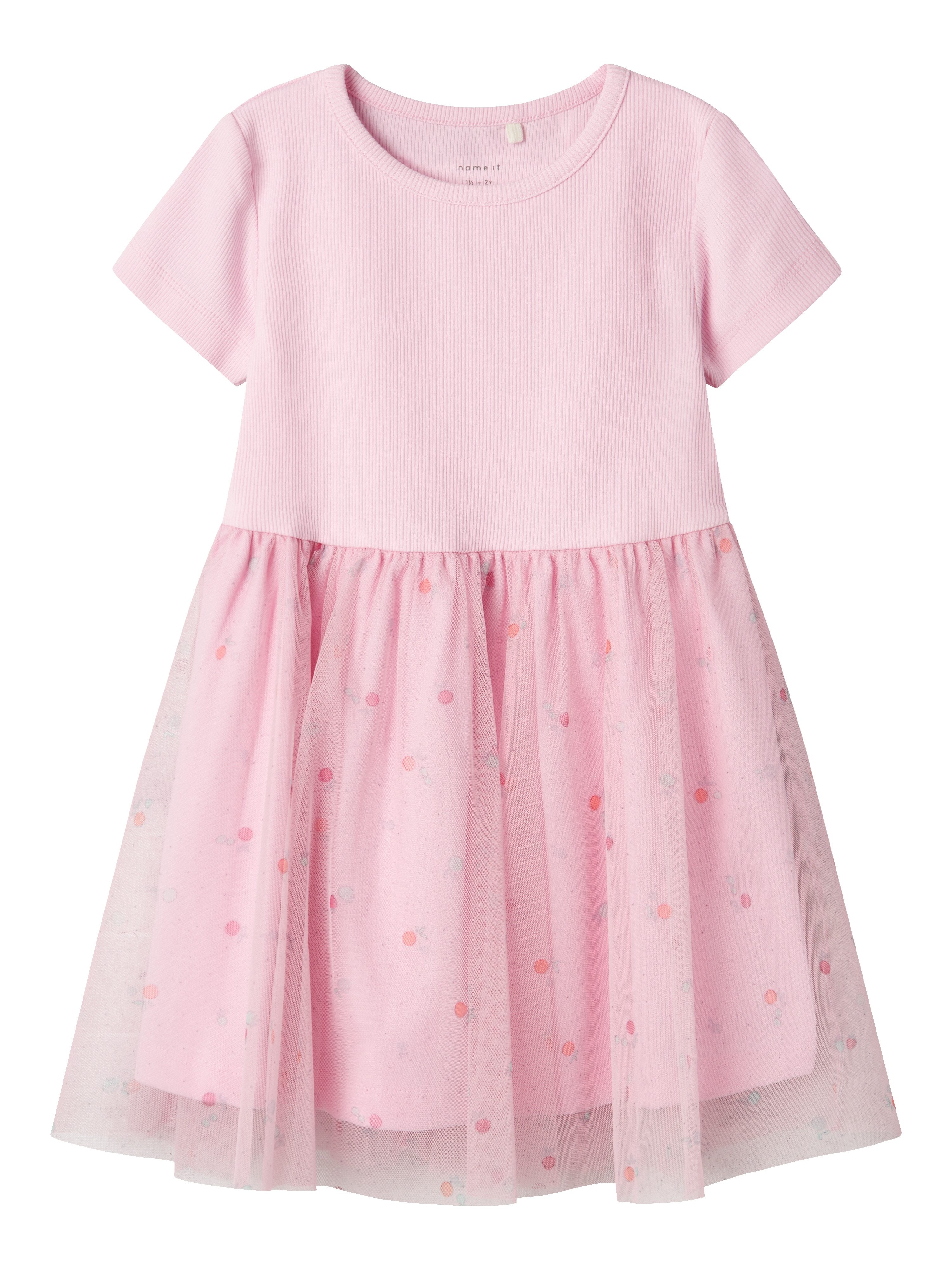 Name It Mini-jurk NMFHAMINA SS SLIM DRESS PB