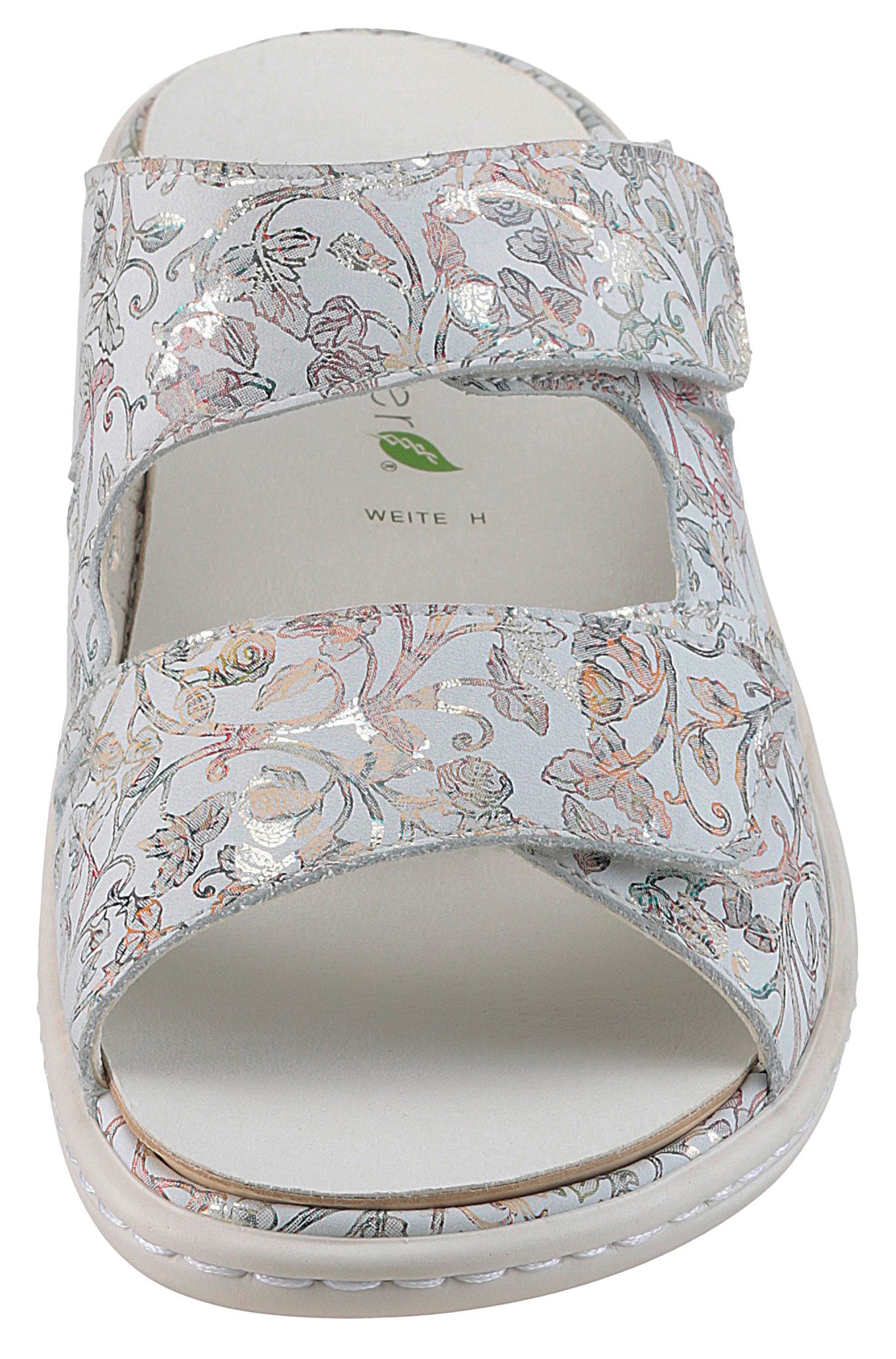 Waldläufer Slippers HERIA Zomerschoen, comfort schoen, pantoffel in breedte H, met klittenbandsluiting