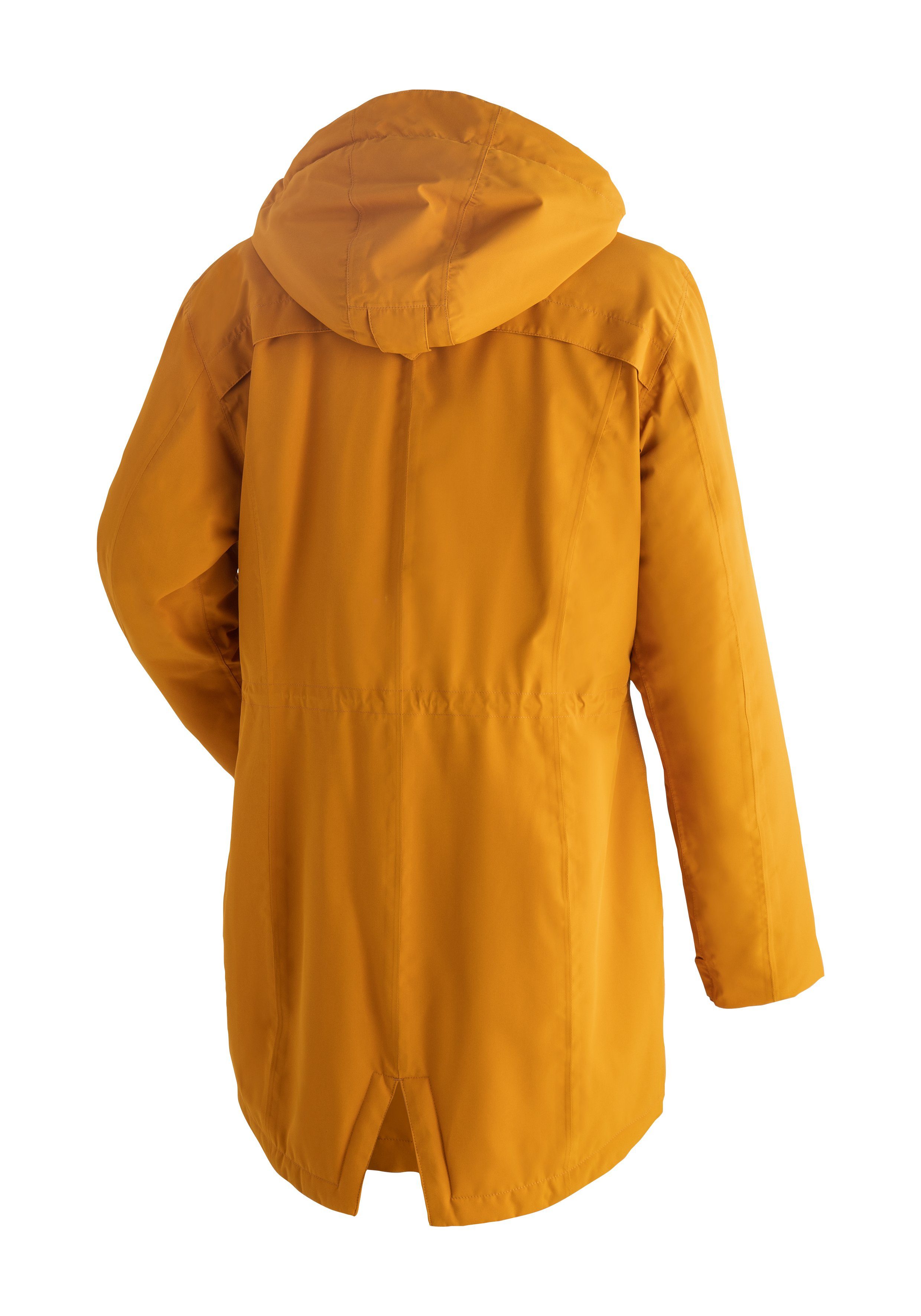 Maier Sports Outdoorjack Liselotte Dames mantel, ademend waterdicht, gewatteerde jas met capuchon