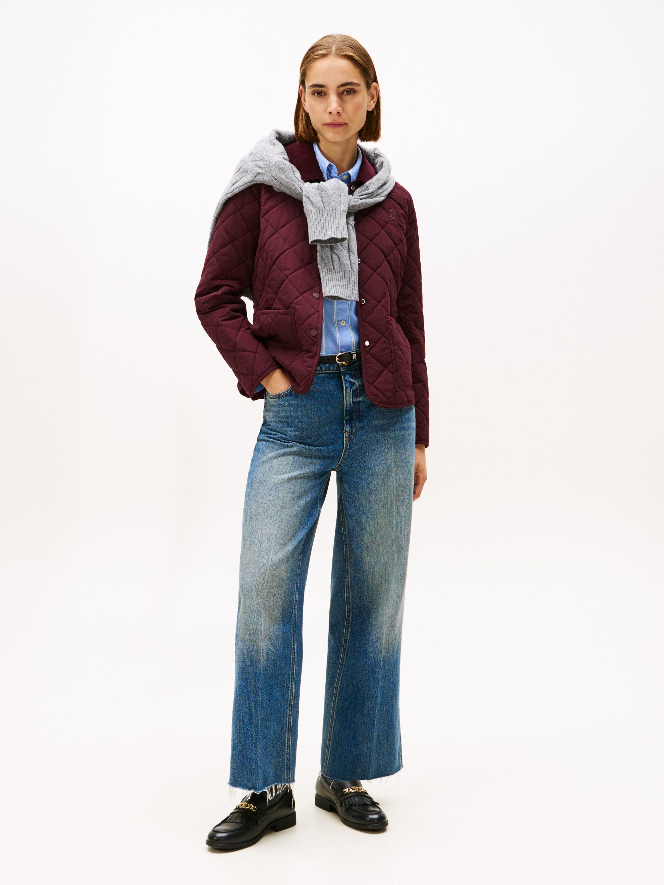 Tommy Hilfiger Gewatteerde jas PADDED QUILTED SLIM JACKET