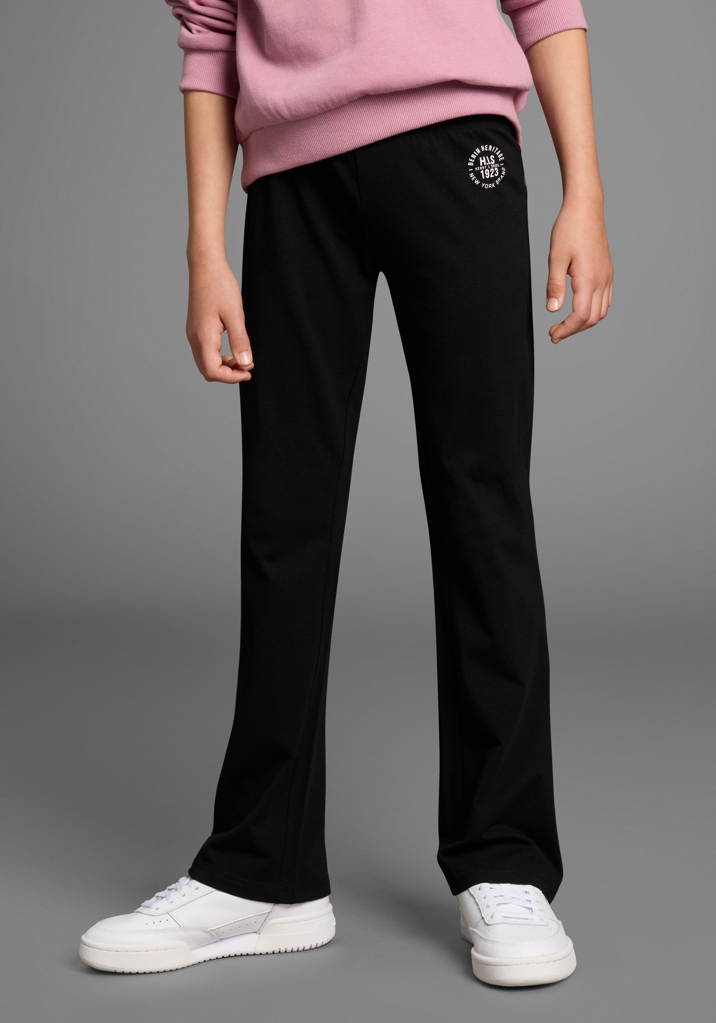 H.I.S Legging 2-pack leggings met uitlopende pijpen (set, 2-delig)