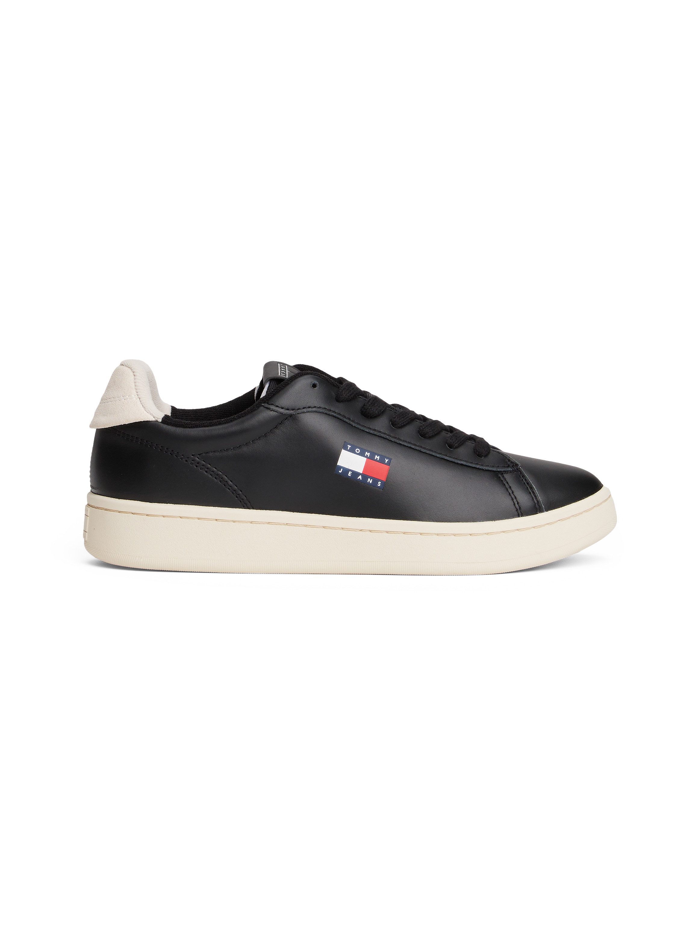TOMMY JEANS Plateausneakers ARCHIVE' 98 , vrijetijdsschoen, halfhoge schoen, veterschoen, met logo op de tong