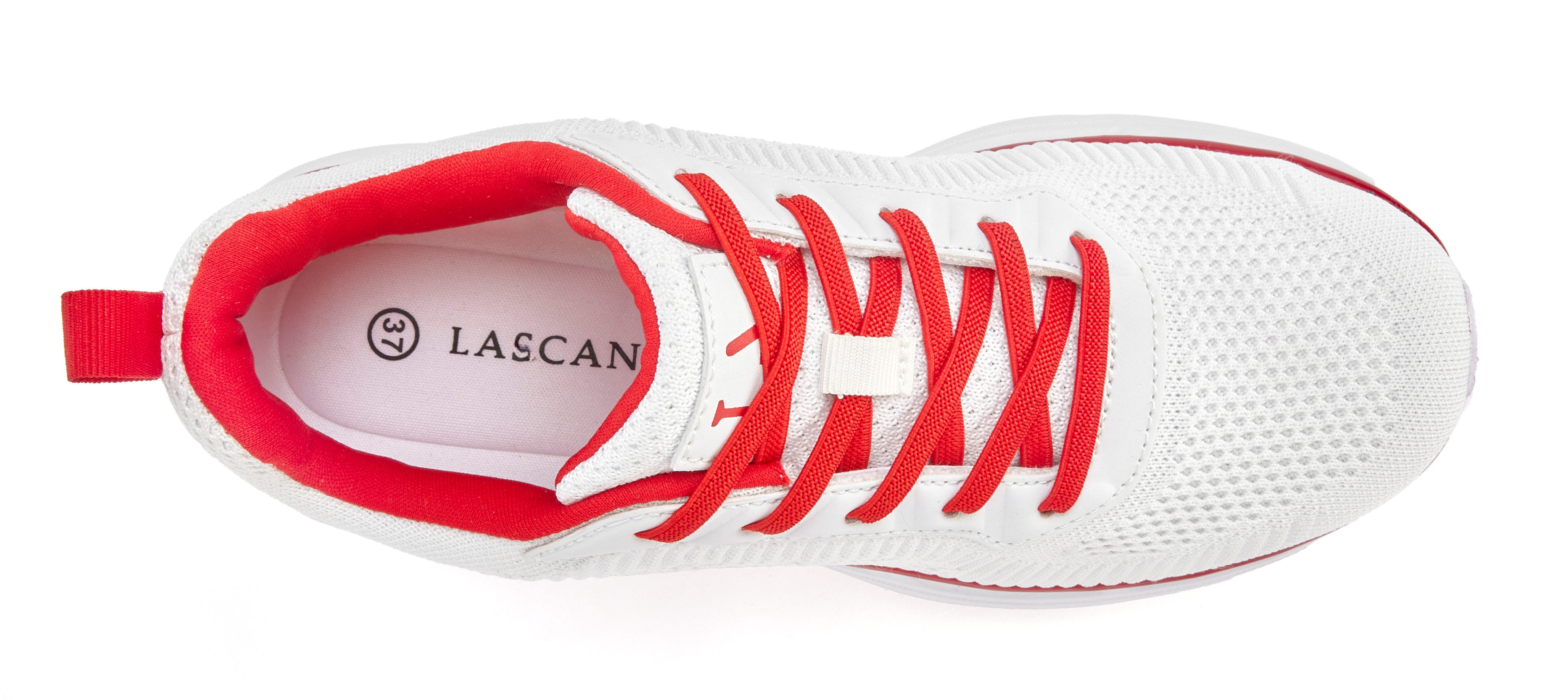 Lascana Sneakers Vrijetijdsschoen, lage schoen in sportieve look VEGAN