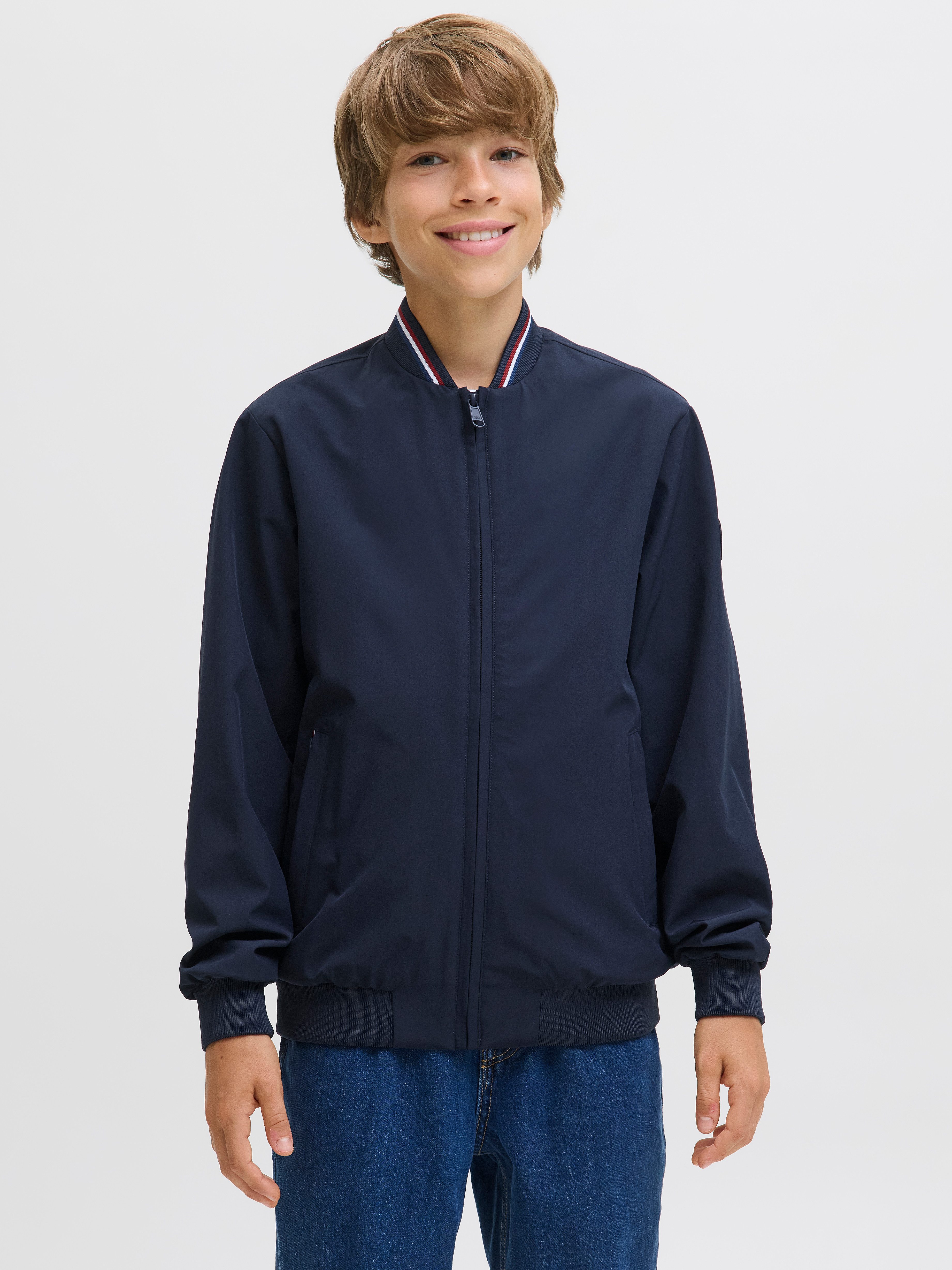 Jack & Jones Junior Bomberjack jongens bomberjacks maat 152 grijs