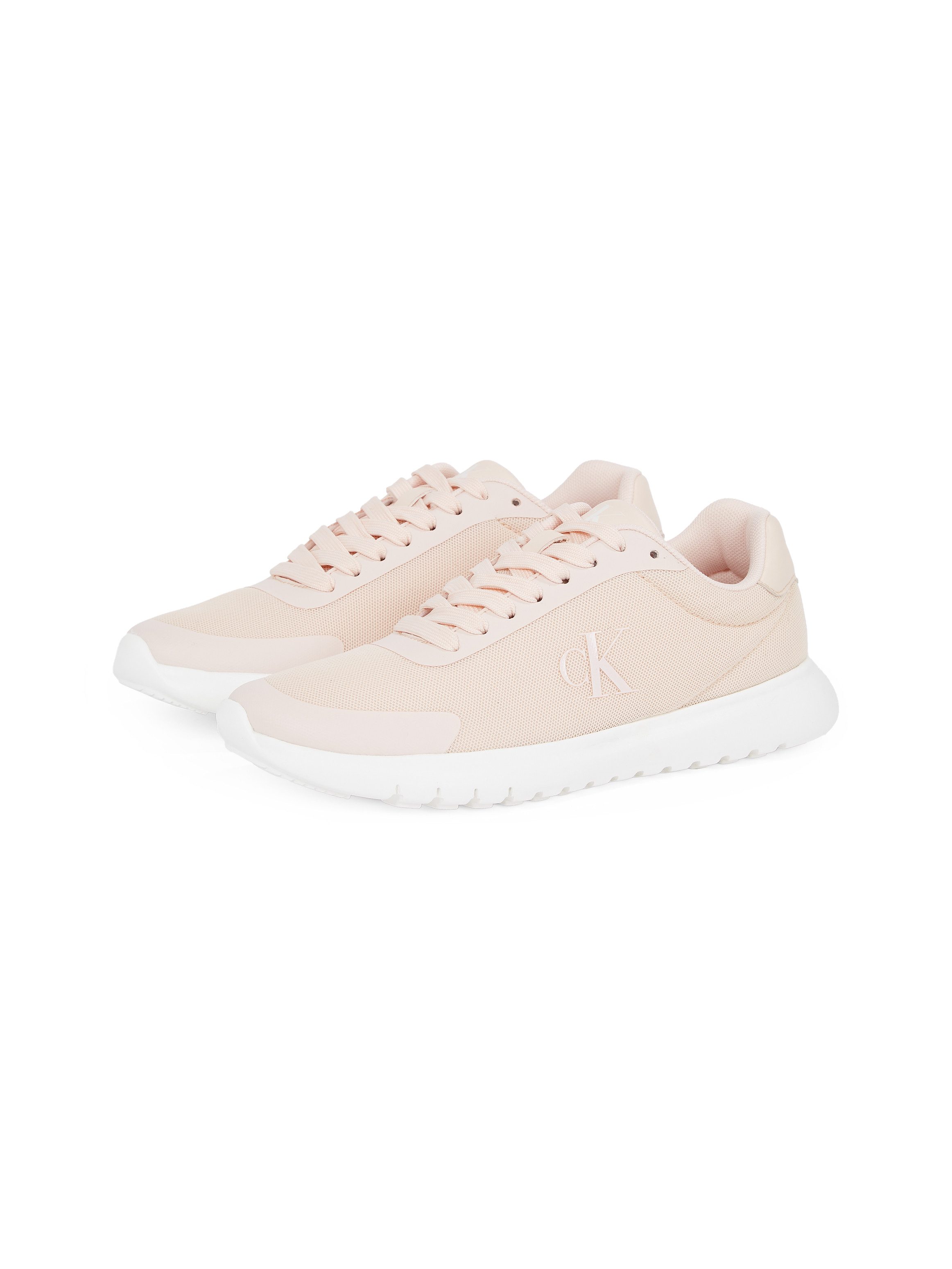 Calvin Klein Sneakers met sleehak 3 EVA RUNNER MESH WN , vrijetijdsschoen, lage schoen, veterschoen met logo-opdruk dames sleehak sneakers maat 36