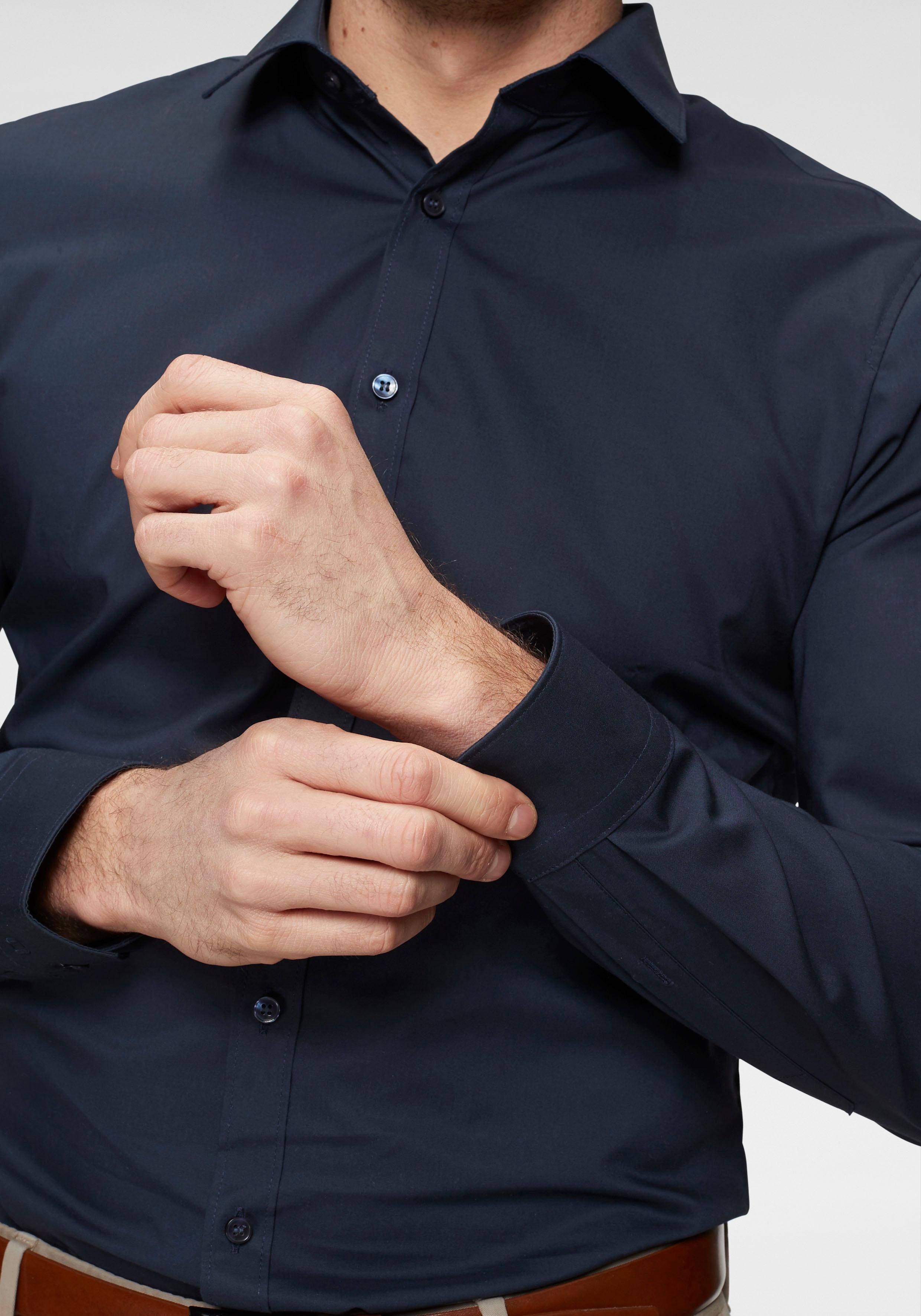 OLYMP Businessoverhemd No. Six super slim Gemakkelijk strijken
