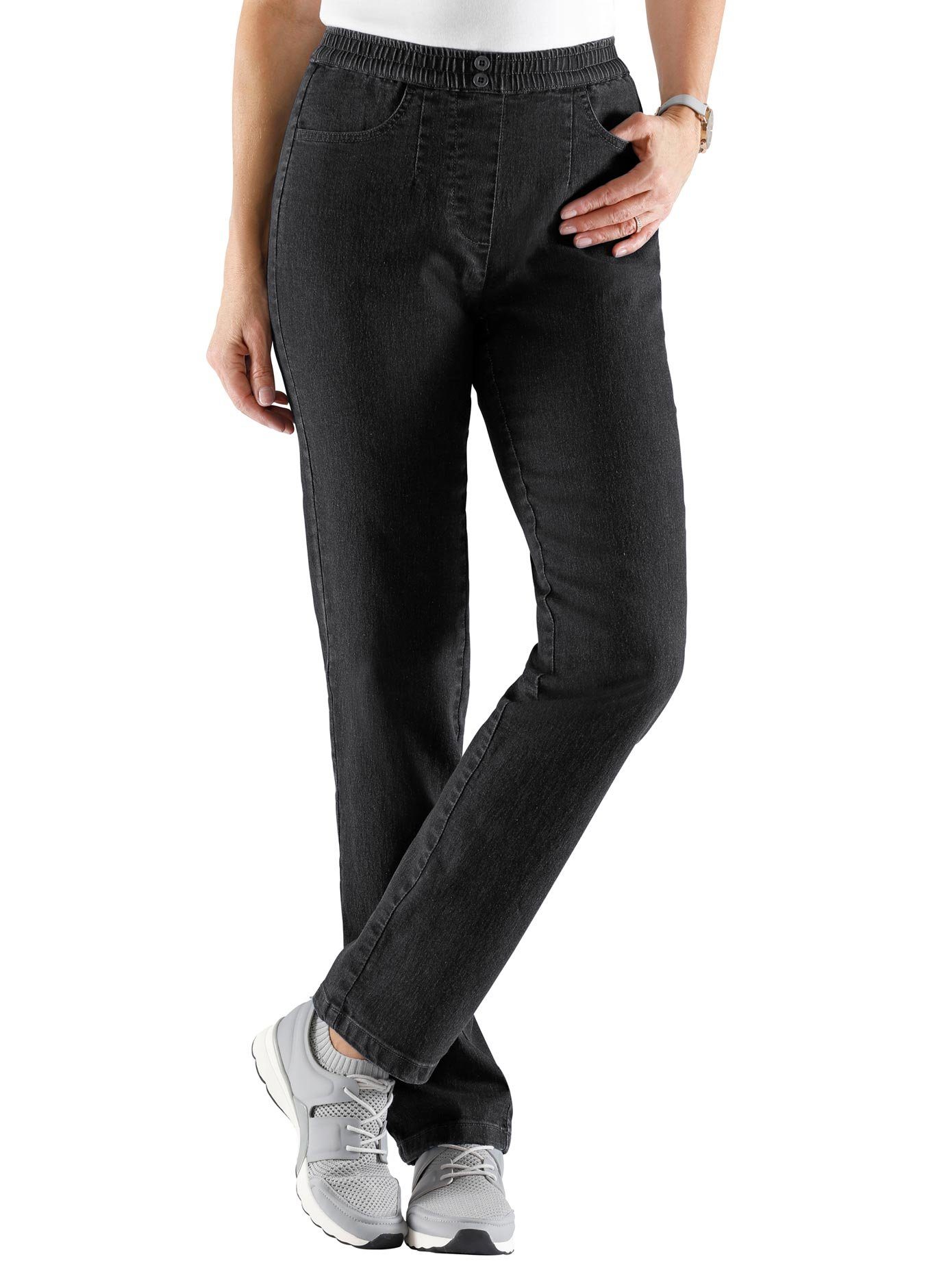 Classic Basics Jeans met elastische band