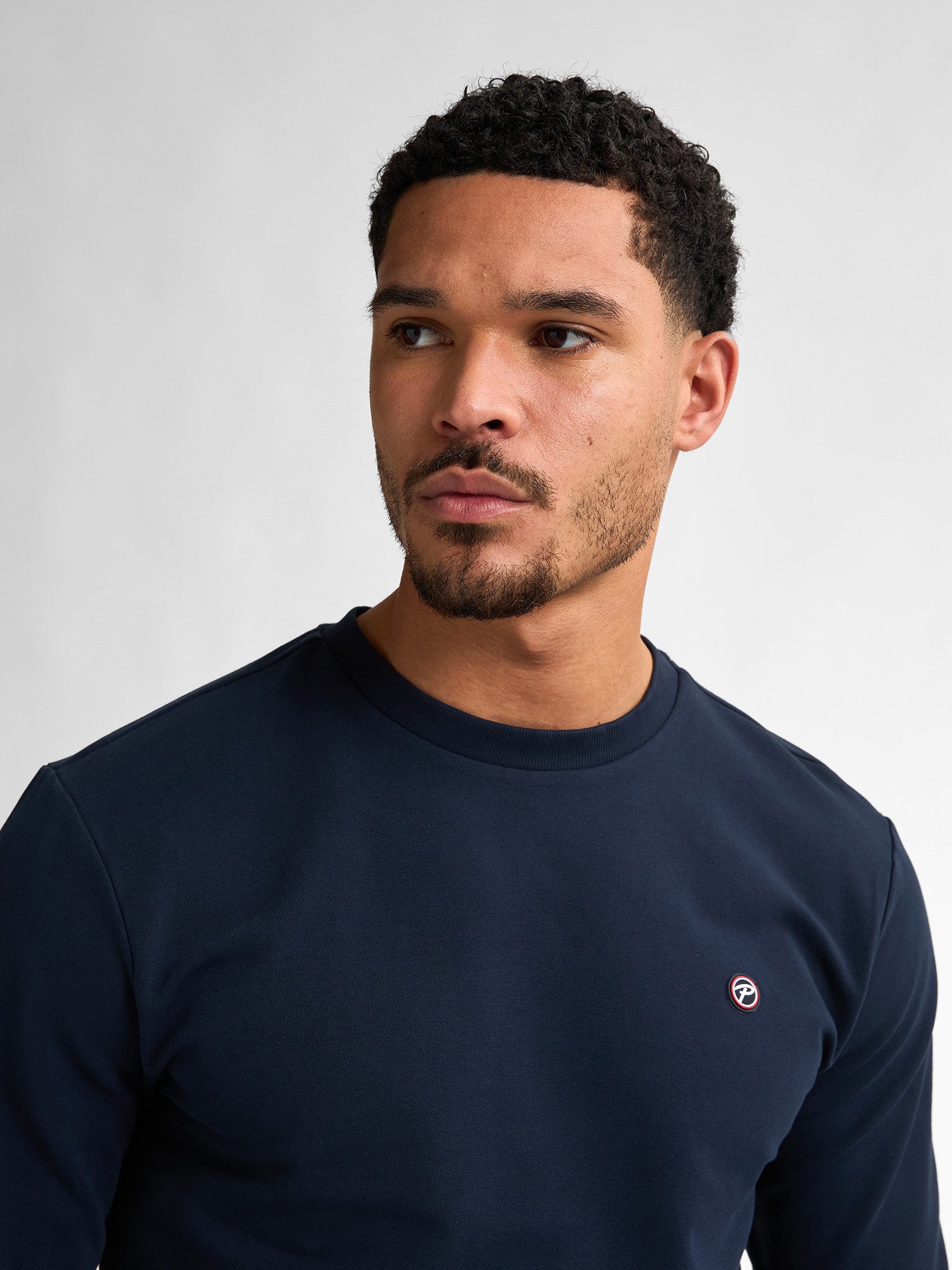 Petrol Industries Sweatshirt met geborduurd logo