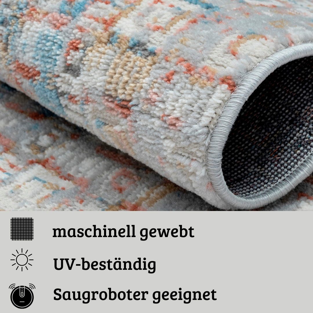 my home Vloerkleed Myrah Kortpolig, modern ontwerp, onderhoudsvriendelijk, woonkamer