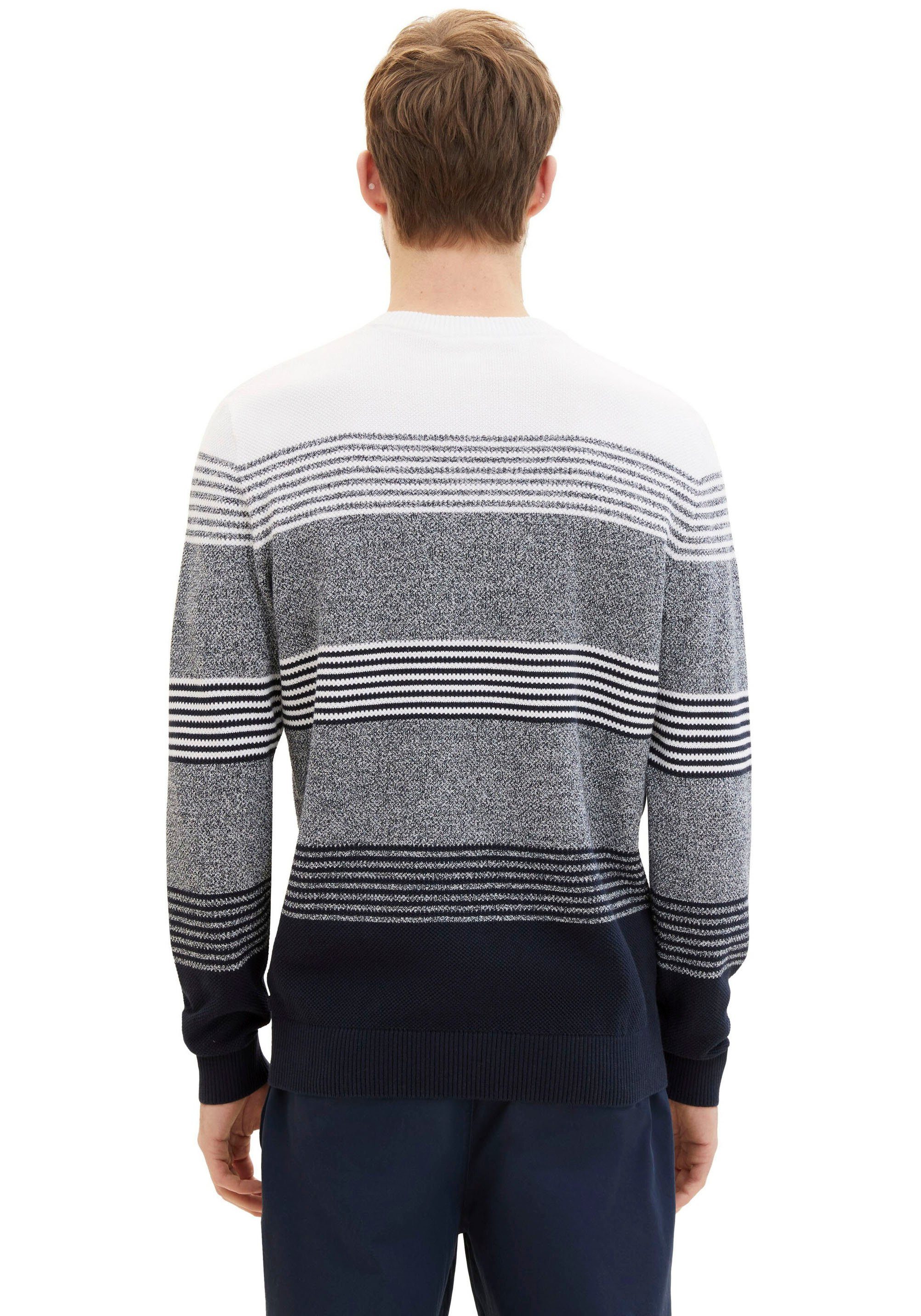 Tom Tailor Gestreepte trui in streep-look