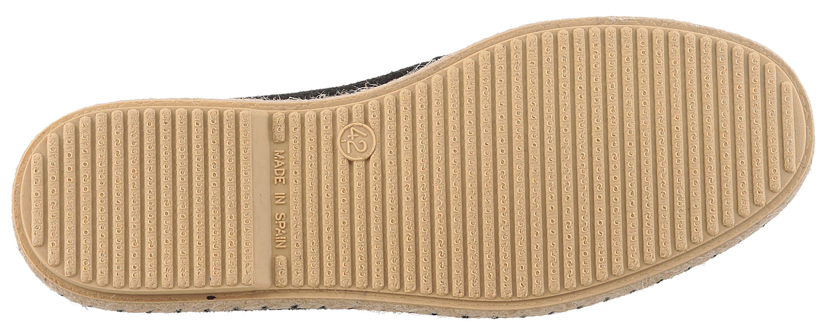 VERBENAS Espadrilles Tom Pacific , loafer, slip-on, zomerschoen, strandschoen met stretch inzetstukken