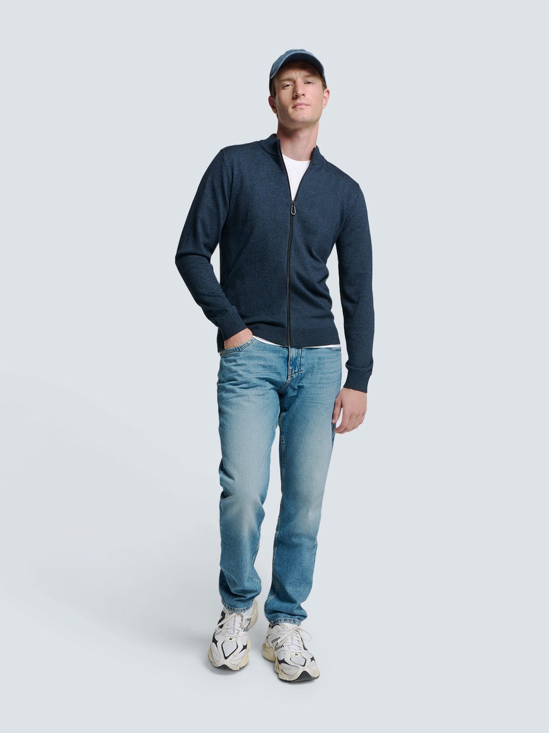 NO EXCESS Cardigan in unikleur