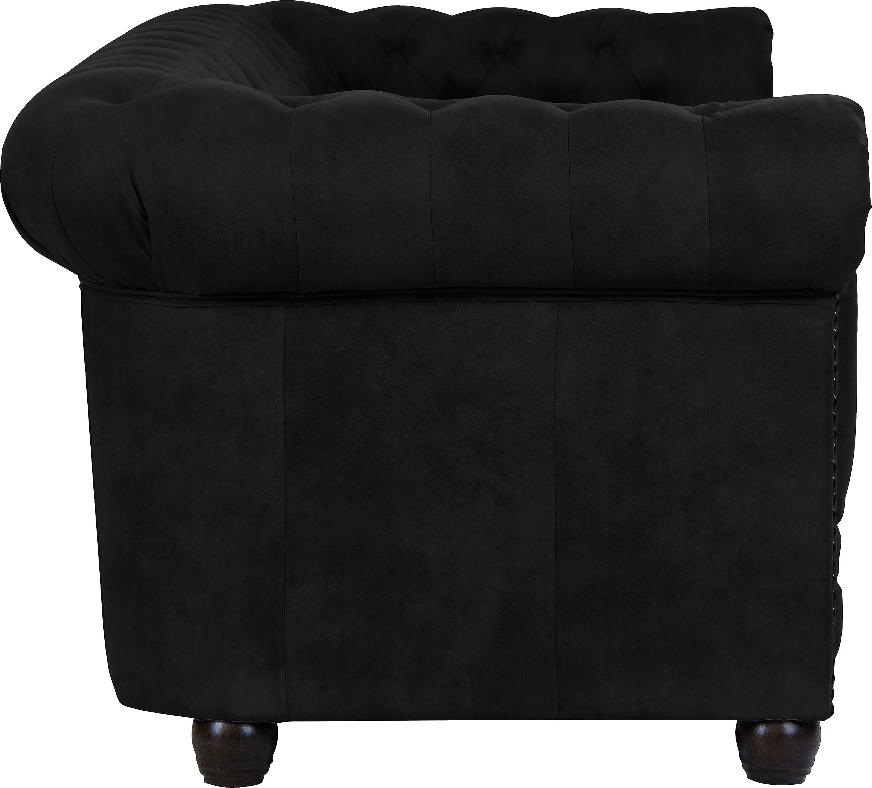 Home affaire Chesterfield-bank Rysum Chesterfield-look, in 2 stofkwaliteiten
