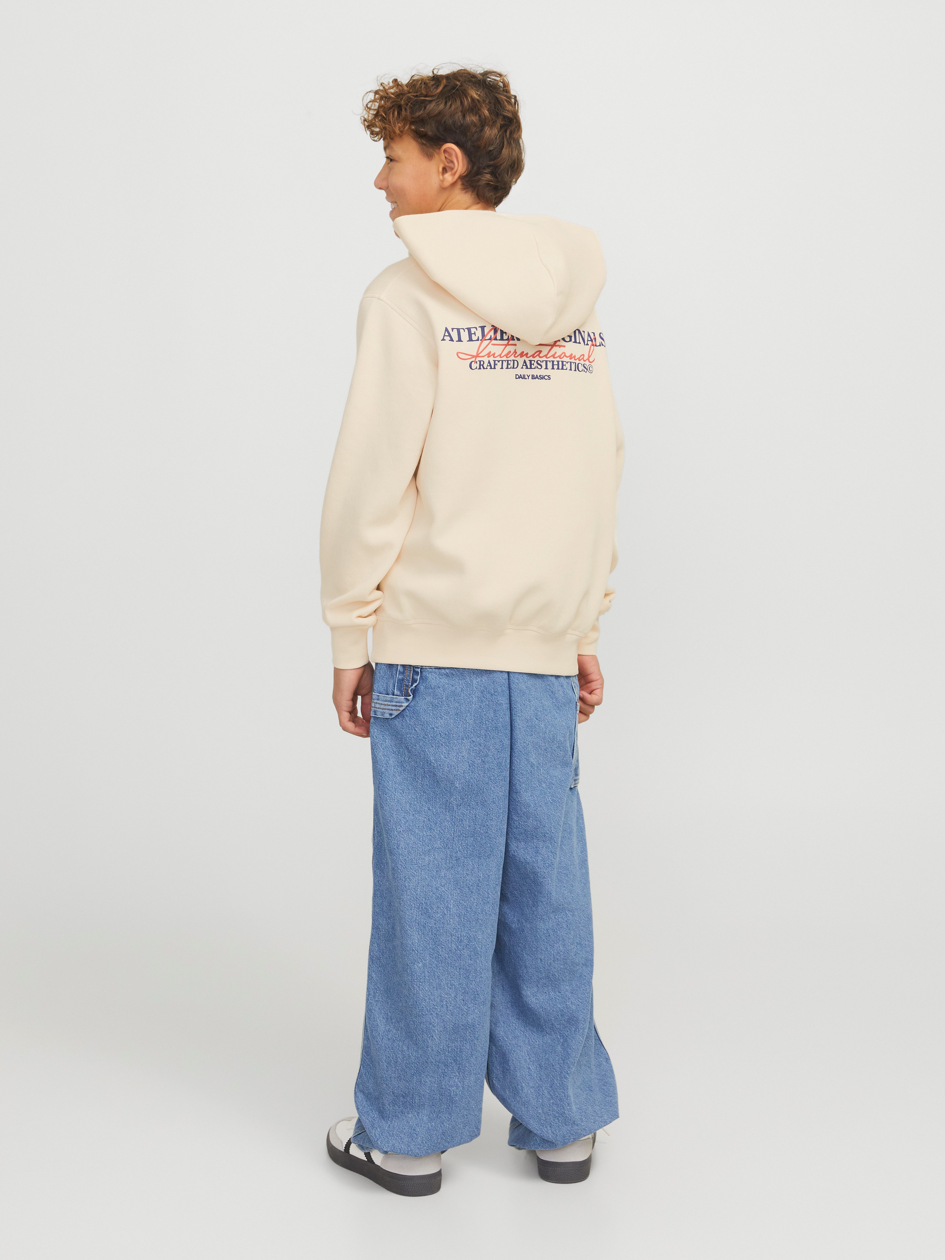 Jack & Jones Junior Hoodie JORISLINGTON BACK SWEAT HOOD SN JNR