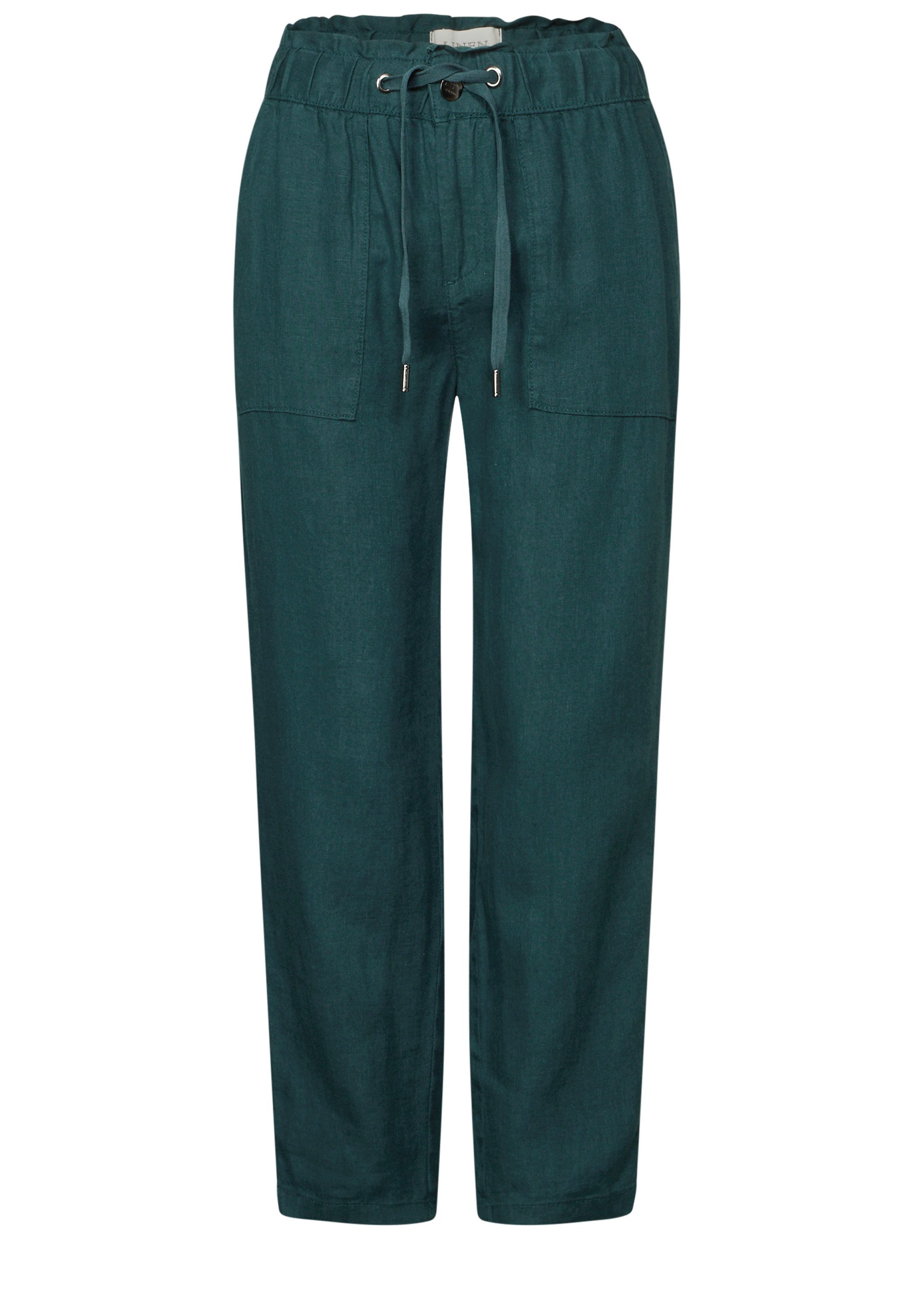 STREET ONE Paperbag-broek met elastische taille