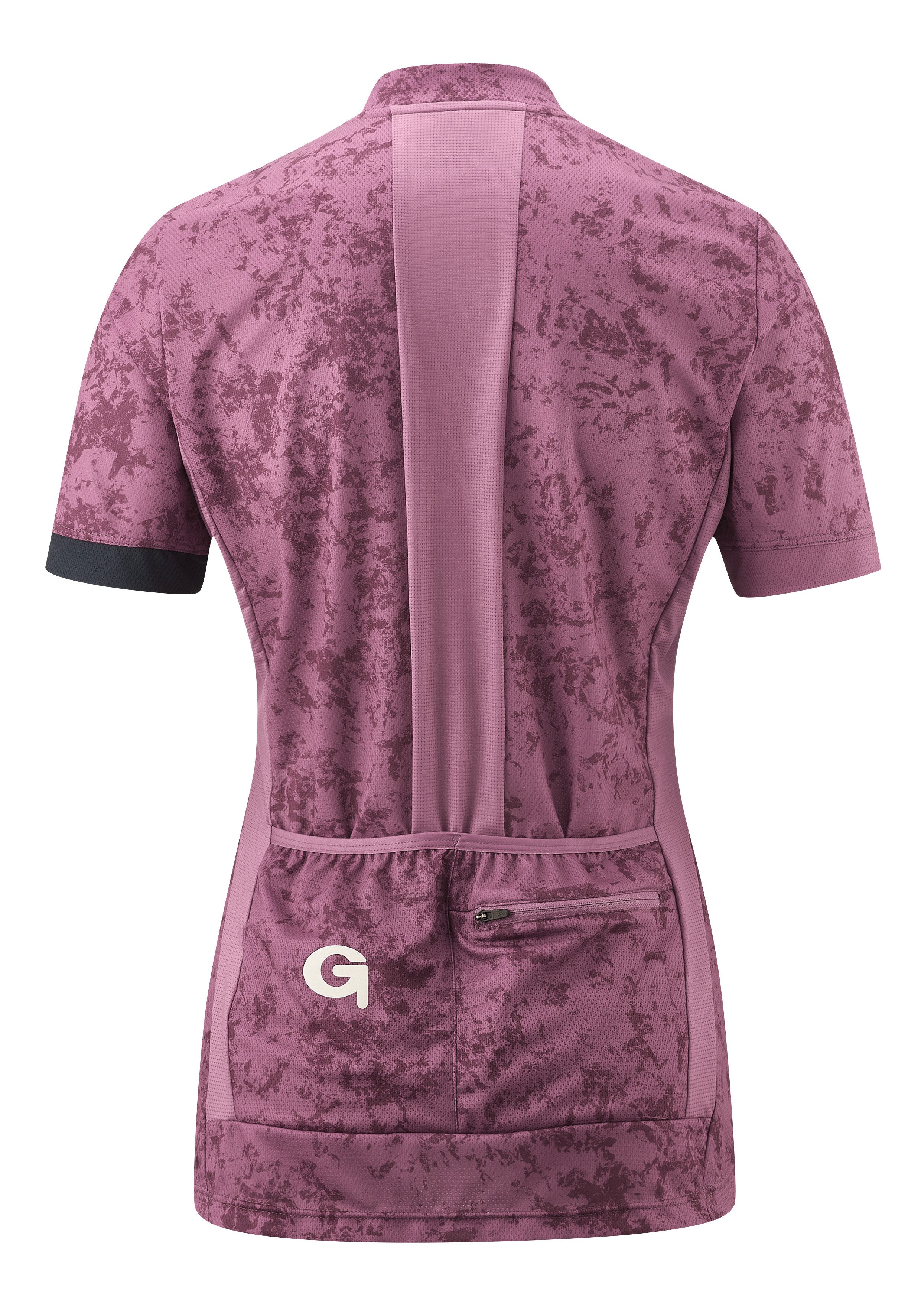 Gonso Fietsshirt PRESOLANA Dames fiets shirt met korte mouwen, ademend fietstricot met achterzak