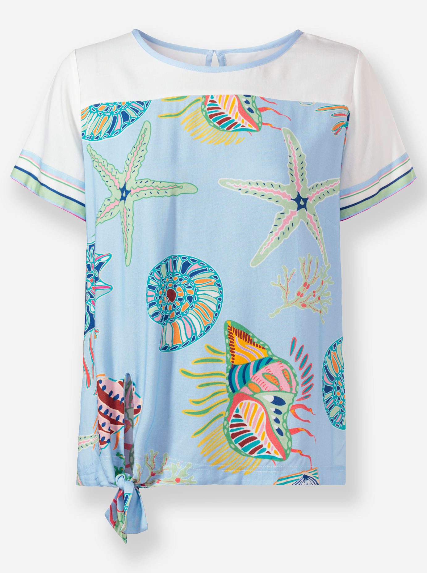 heine Gedessineerde blouse