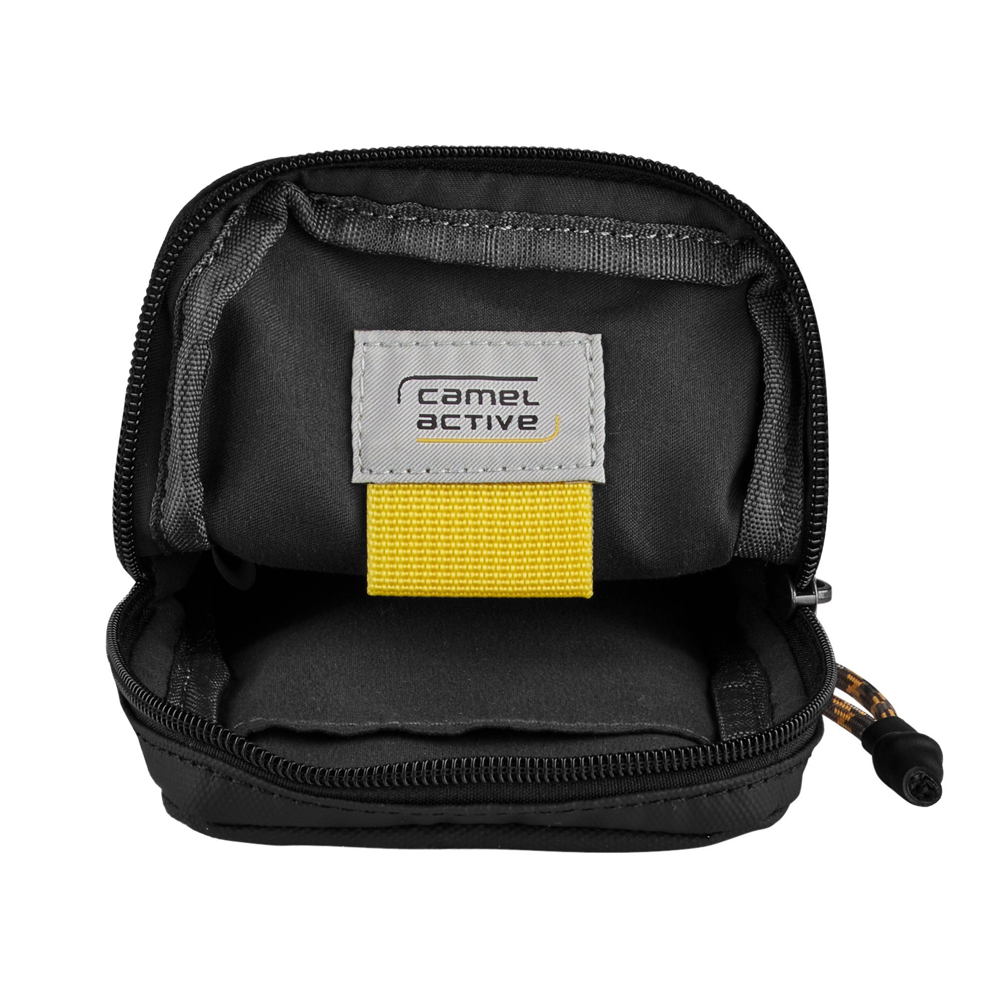 camel active Gsm-tasje Explore waterafstotend gerecycled nylon en reflecterende ritsen