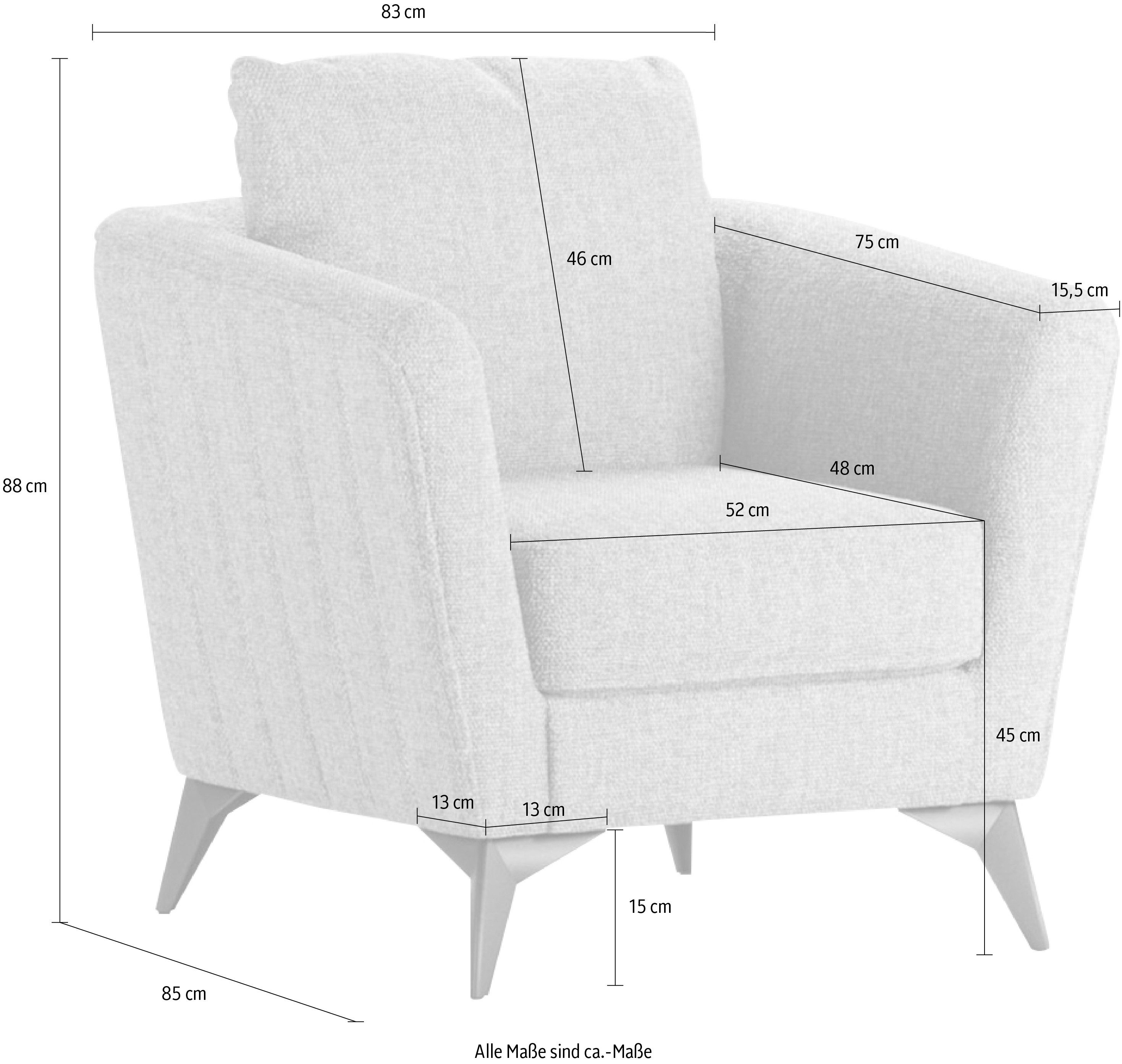 Places of Style Cocktailfauteuil MATTHEW fauteuil, afmetingen B/D/H: 83/85/88 cm