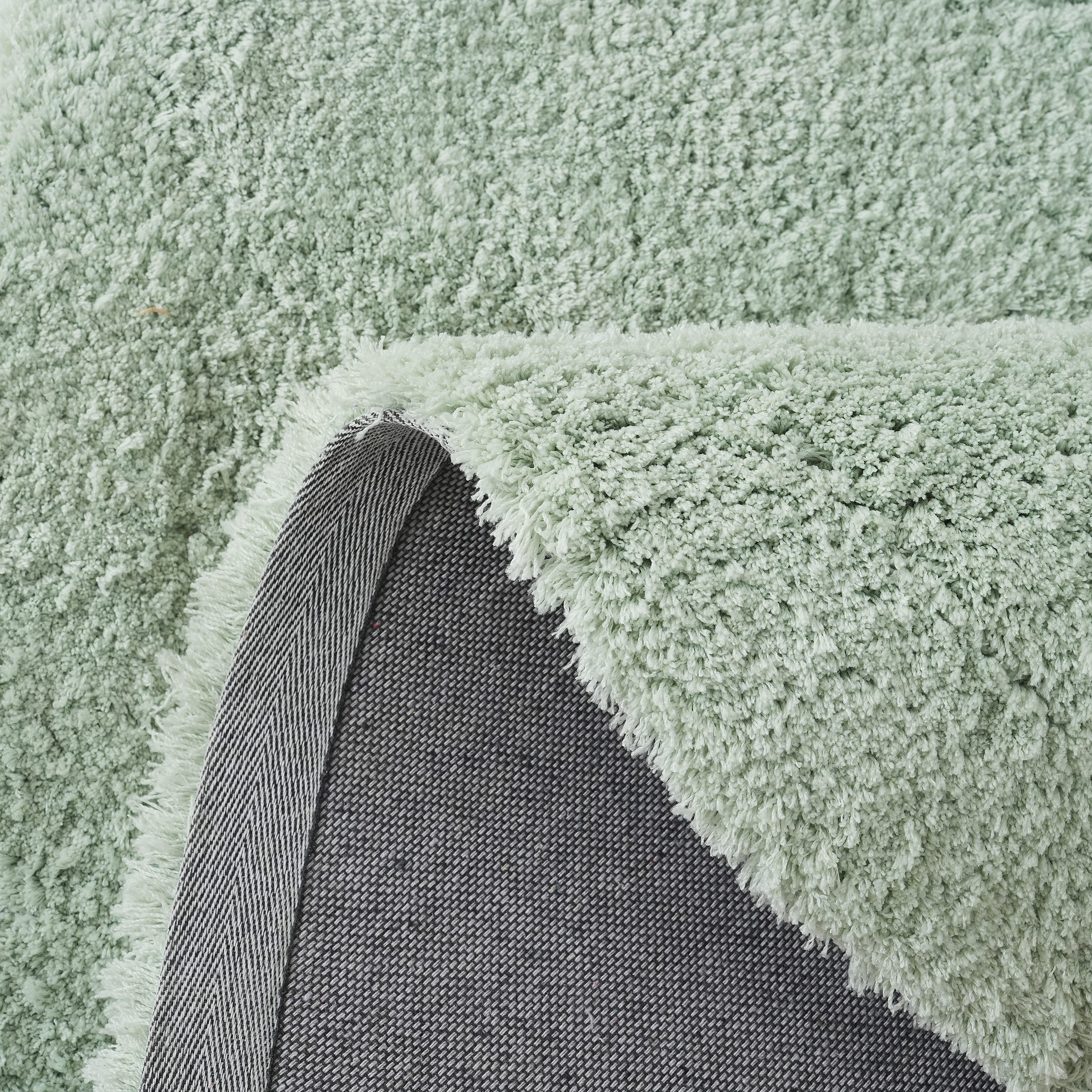 my home Hoogpolig vloerkleed Microvezeltapijt Magong, bijzonder zacht, zeer fijne pool unikleur, zachte vloerkleden, woonkamer, slaapkamer, kinderkamer