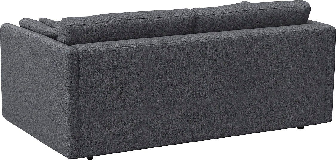 FLEXLUX 2,5-zitsbank Lovane Zacht en zeer comfortabel, grote zitdiepte op koudschuim, inclusief sierkussen