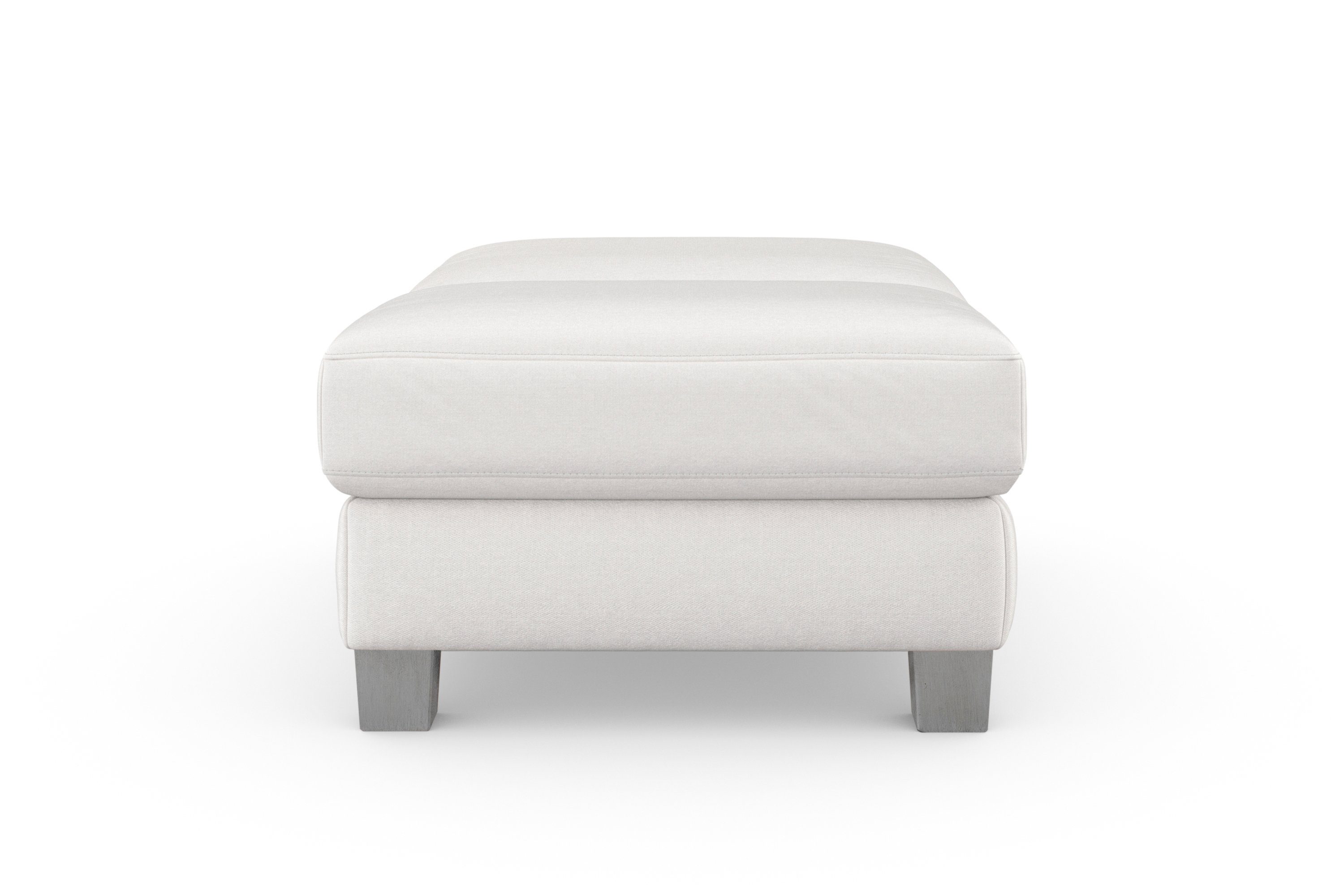 sit&more Hocker Dundee met inklapfunctie, binnenvering en hoogwaardige edelstalen poten
