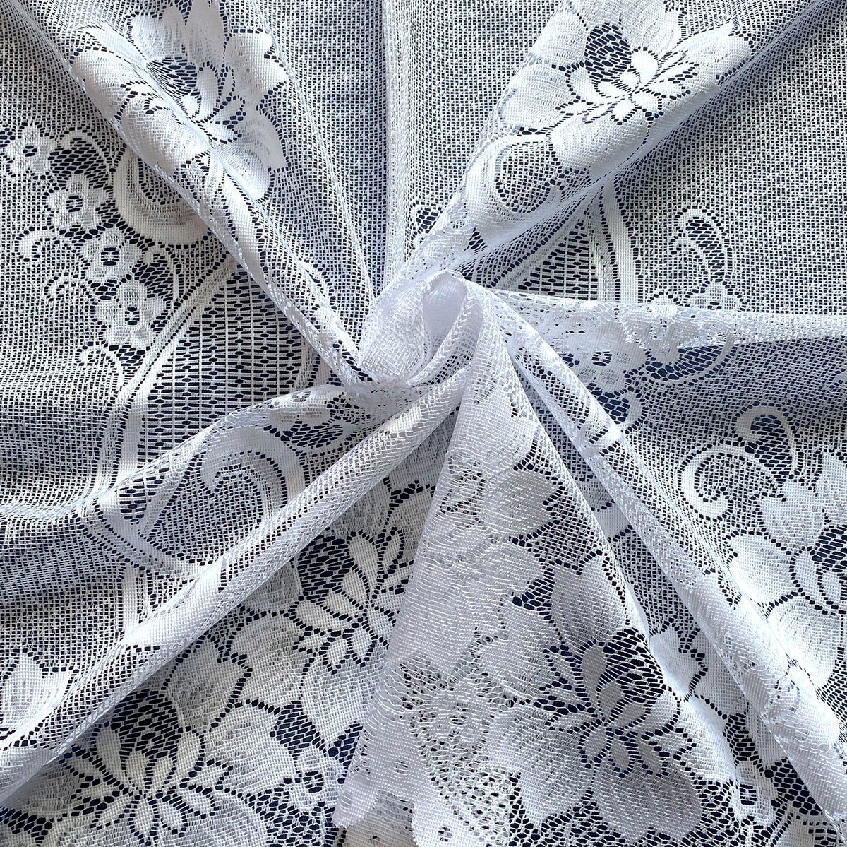 Weckbrodt Gordijn Chelsea Jacquard, gestructureerd, halfdoorzichtig, bies, bloemig, allover, store (1 stuk)