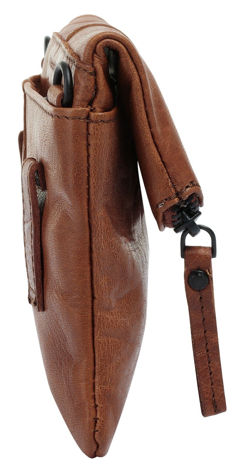 Spikes & Sparrow Schoudertas echt leder