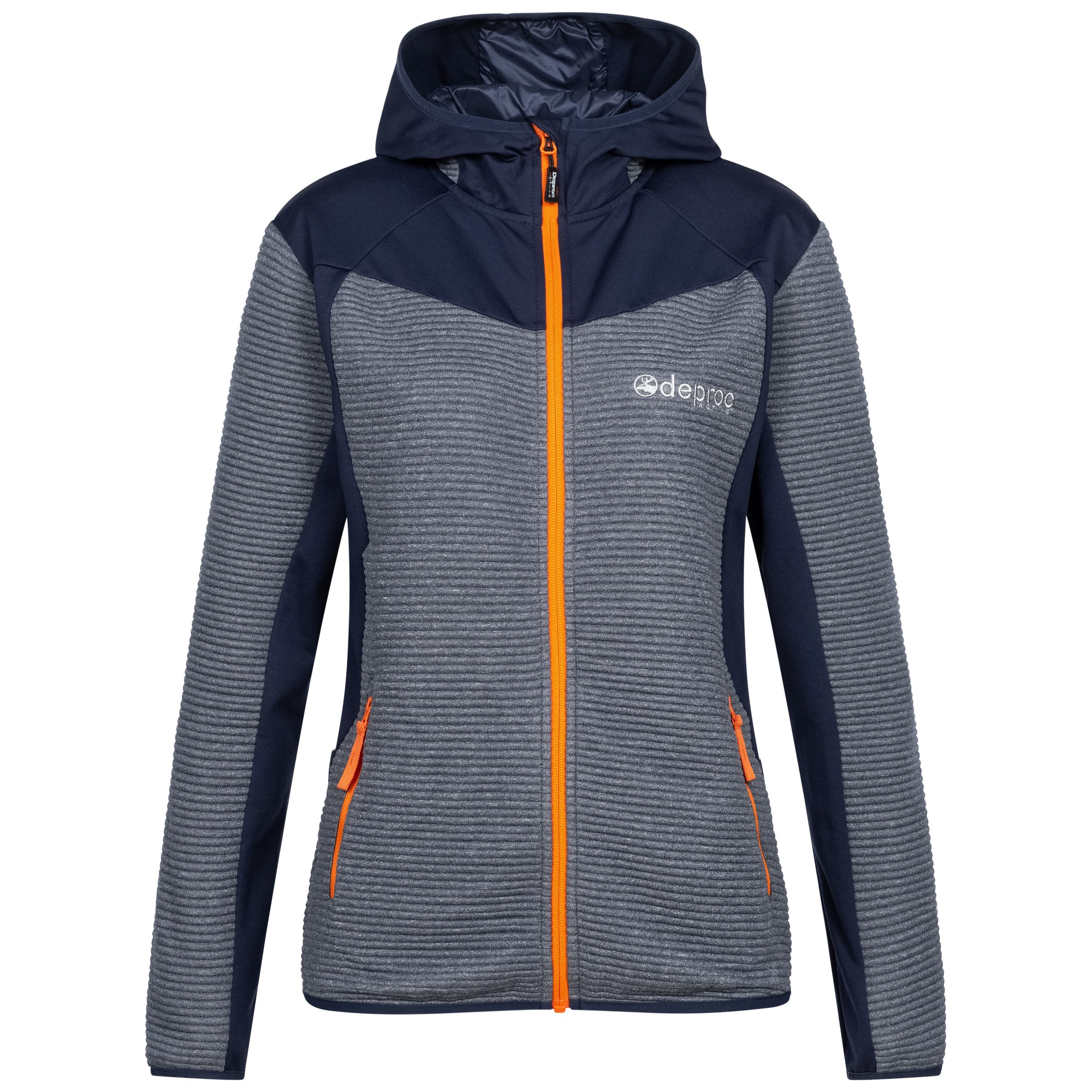 DEPROC Active Gebreid fleecejack ELM WOMEN