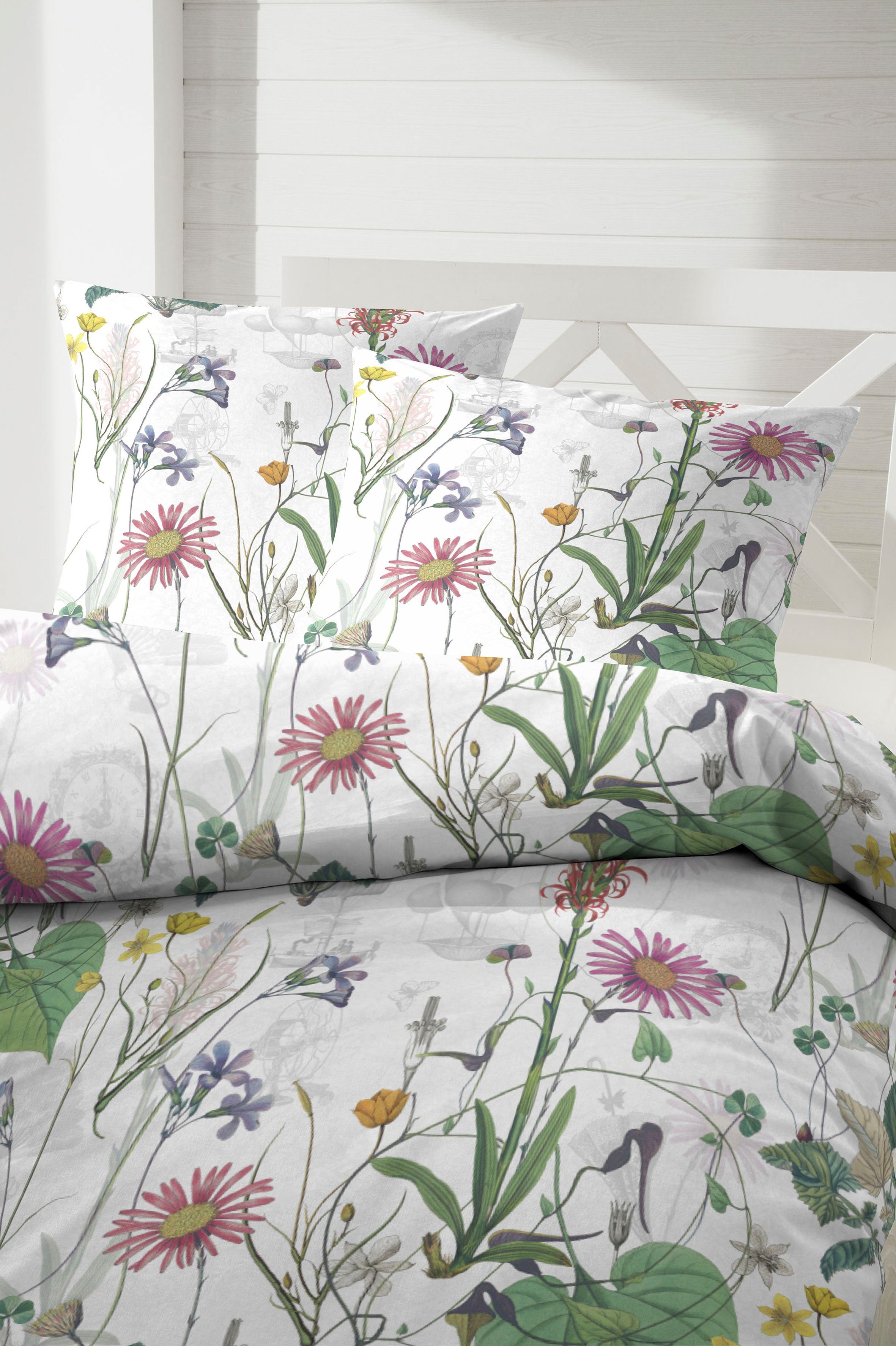 Primera Overtrekset Mako satijnen overtrekset Botanicals (2-delig)