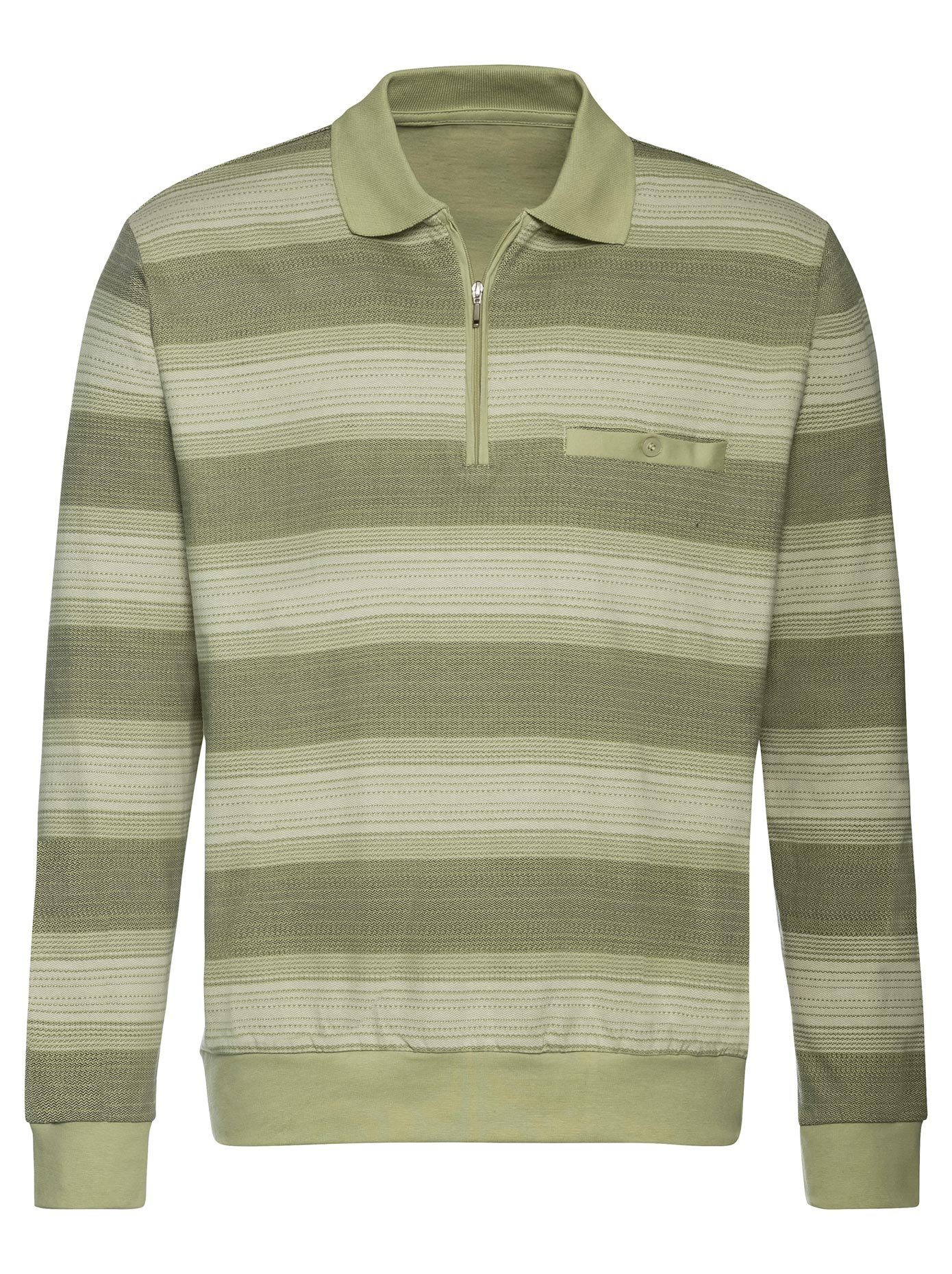 Marco Donati Poloshirt Shirt met lange mouwen (1-delig)