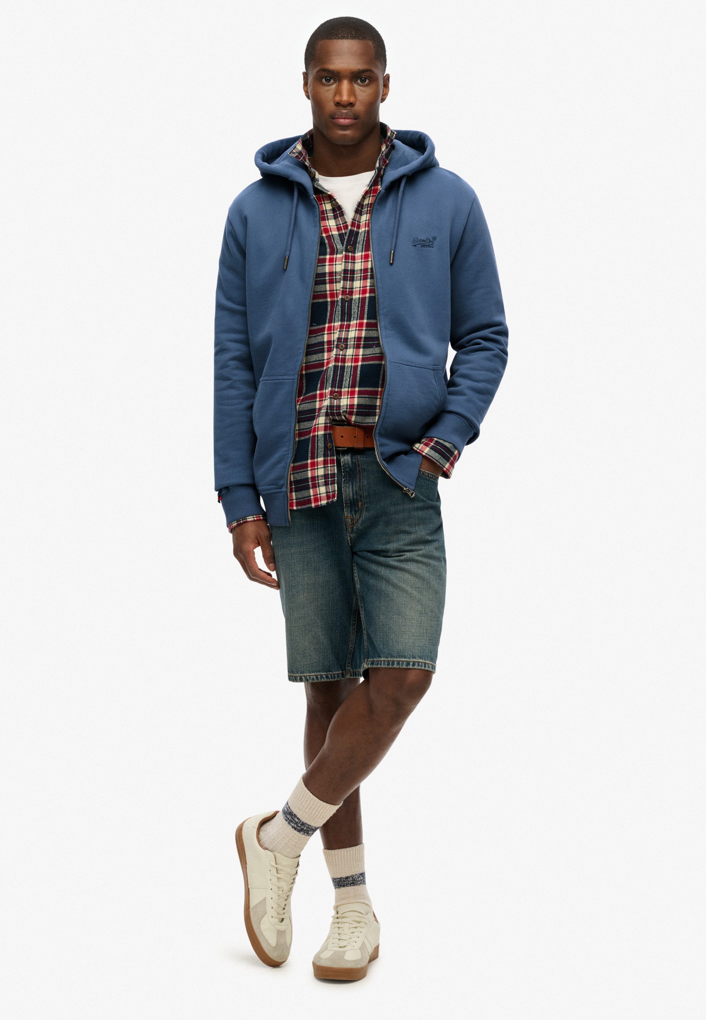 Superdry Capuchonsweatvest ESSENTIAL LOGO ZIP HOODIE HB