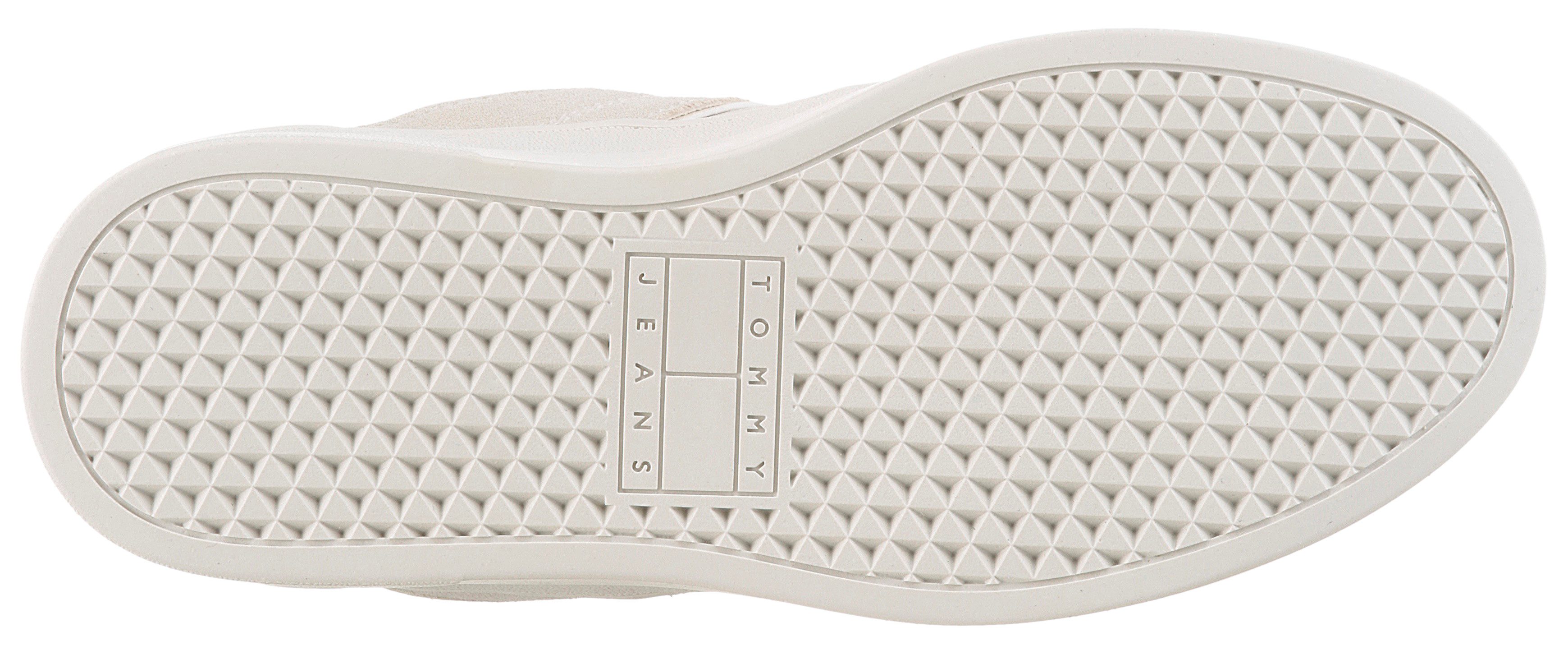 TOMMY JEANS Plateausneakers THE GREENWICH FLATFORM ELEVATED veterschoenen, vrijetijdsschoen, lage schoen met logo-applicatie