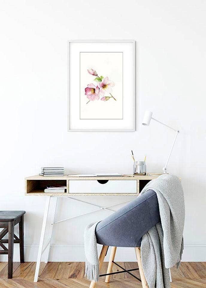 Komar Wanddecoratie Magnolia Breathe Wanddecoratie - zonder lijst (1 stuk)