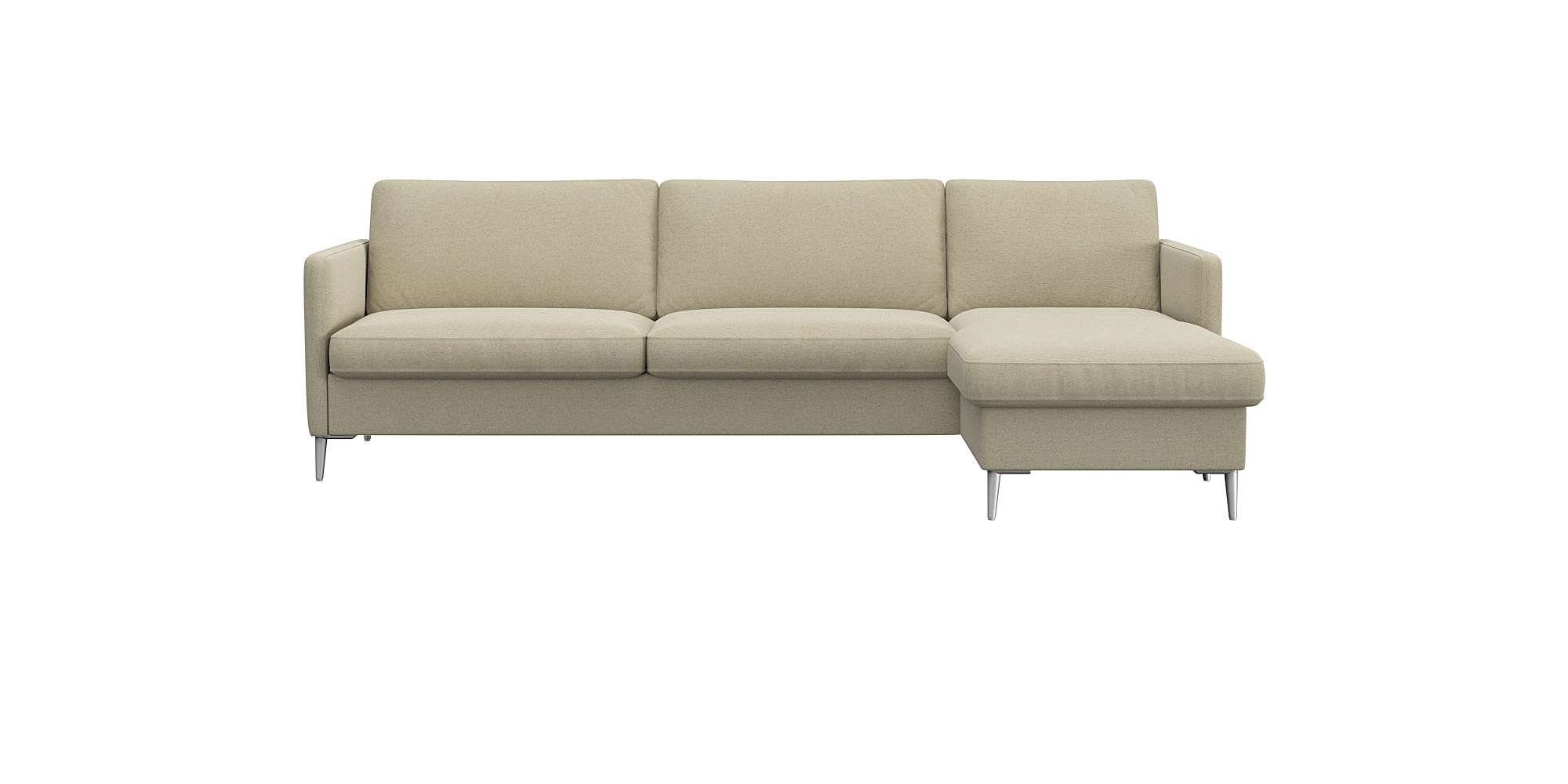 FLEXLUX Hoekbank Fiore, super zitcomfort door koudschuim in de zitting, L-vorm