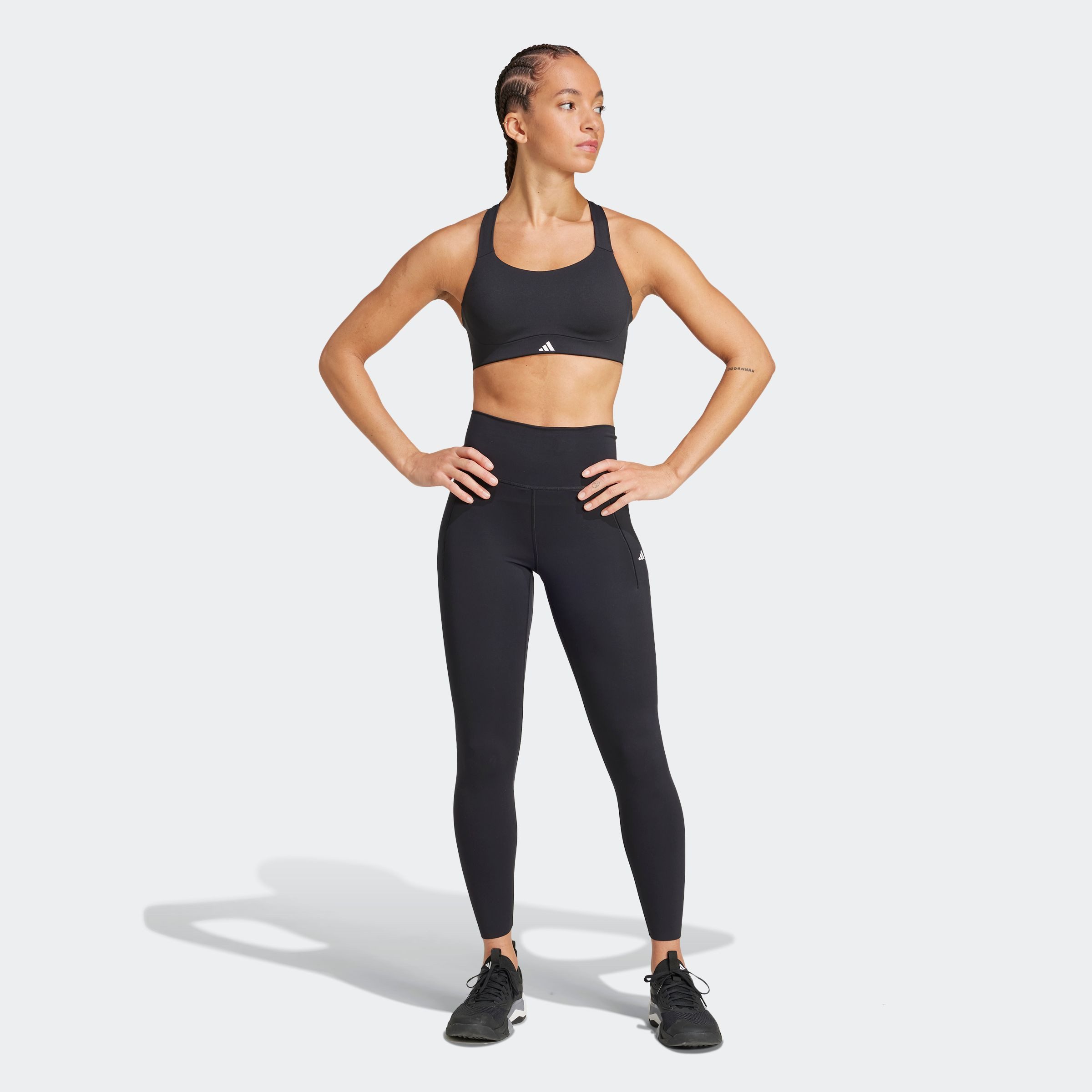 adidas Performance Sport-bh TLRDIM L HS (1-delig)